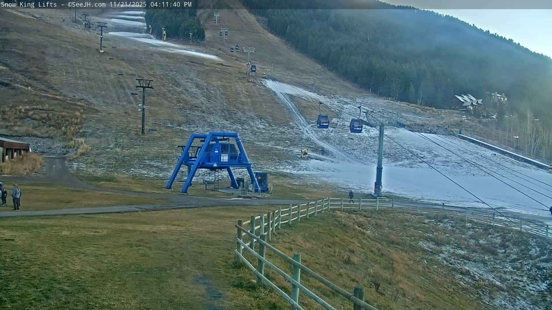 Jackson, Snow King Mountain Ski Slope & Lifts Live Cam - Jackson, Teton, Wyoming, USA