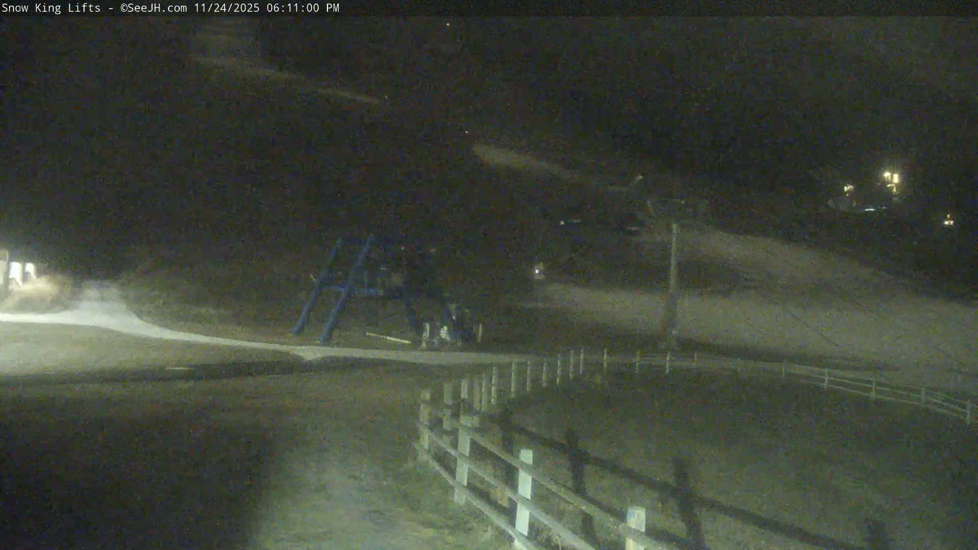 Jackson, Snow King Mountain Ski Slope & Lifts Live Cam - Jackson, Teton, Wyoming, USA