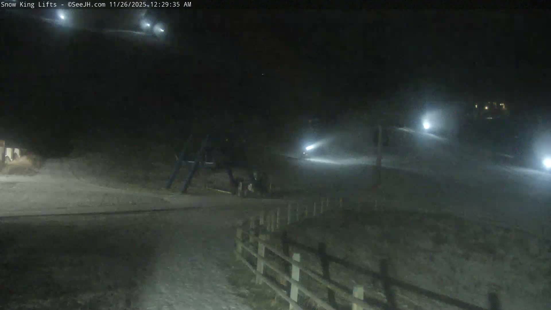 Jackson, Snow King Mountain Ski Slope & Lifts Live Cam - Jackson, Teton, Wyoming, USA