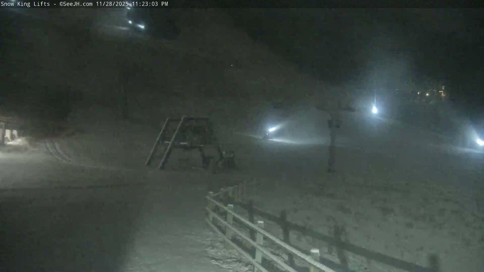 Jackson, Snow King Mountain Ski Slope & Lifts Live Cam - Jackson, Teton, Wyoming, USA