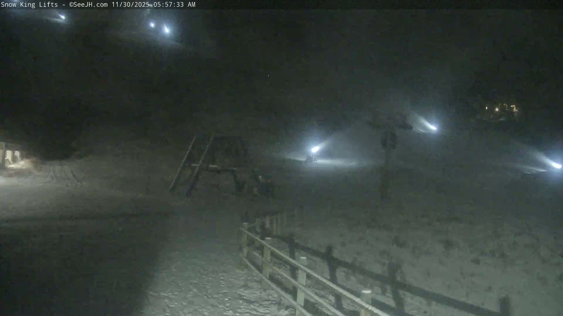 Jackson, Snow King Mountain Ski Slope & Lifts Live Cam - Jackson, Teton, Wyoming, USA