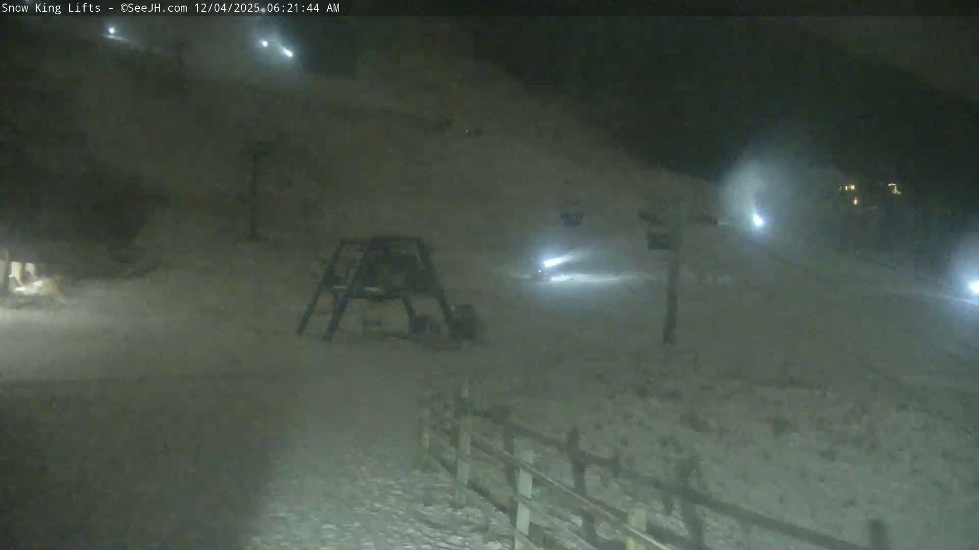Jackson, Snow King Mountain Ski Slope & Lifts Live Cam - Jackson, Teton, Wyoming, USA