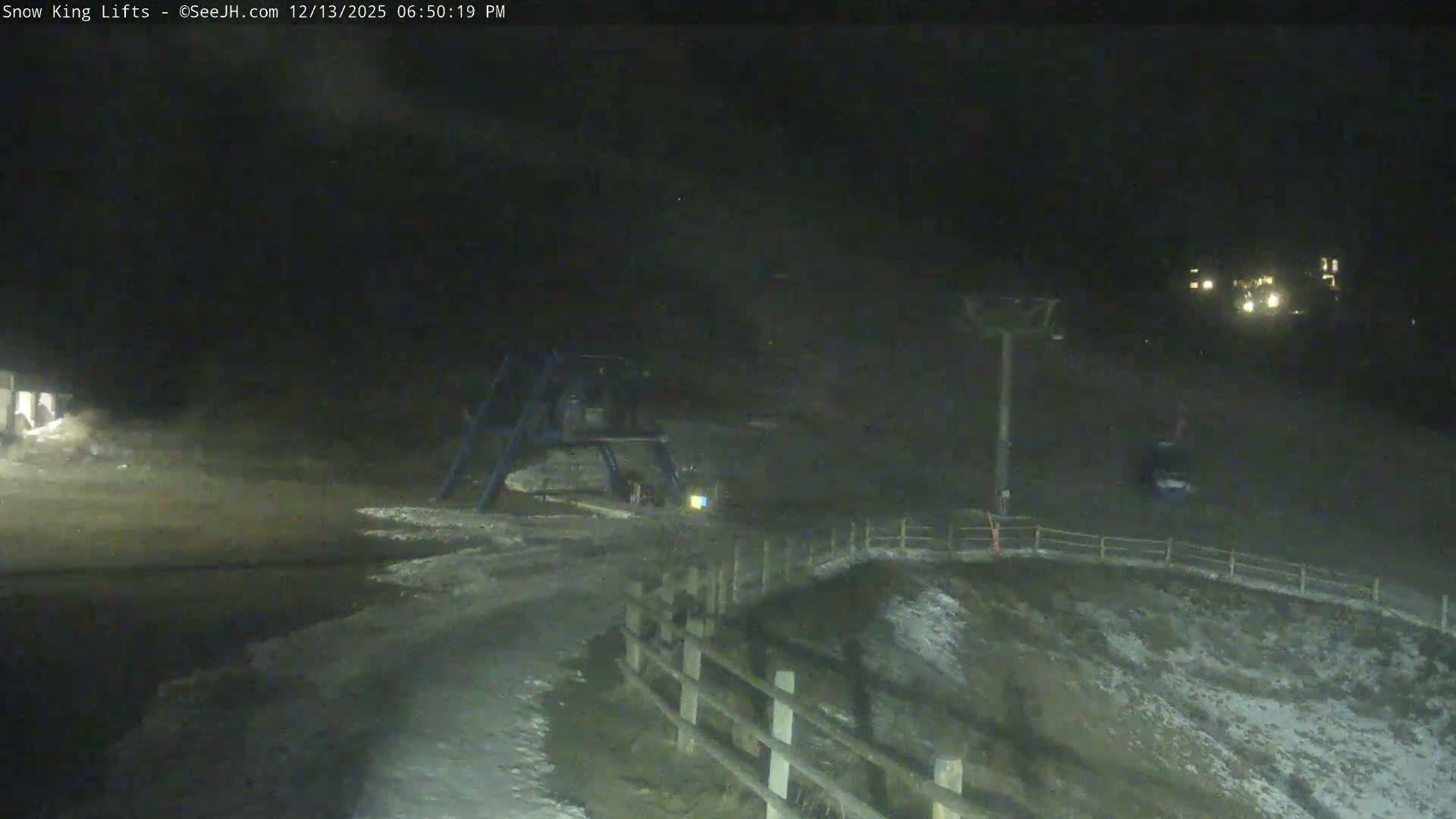 Jackson, Snow King Mountain Ski Slope & Lifts Live Cam - Jackson, Teton, Wyoming, USA