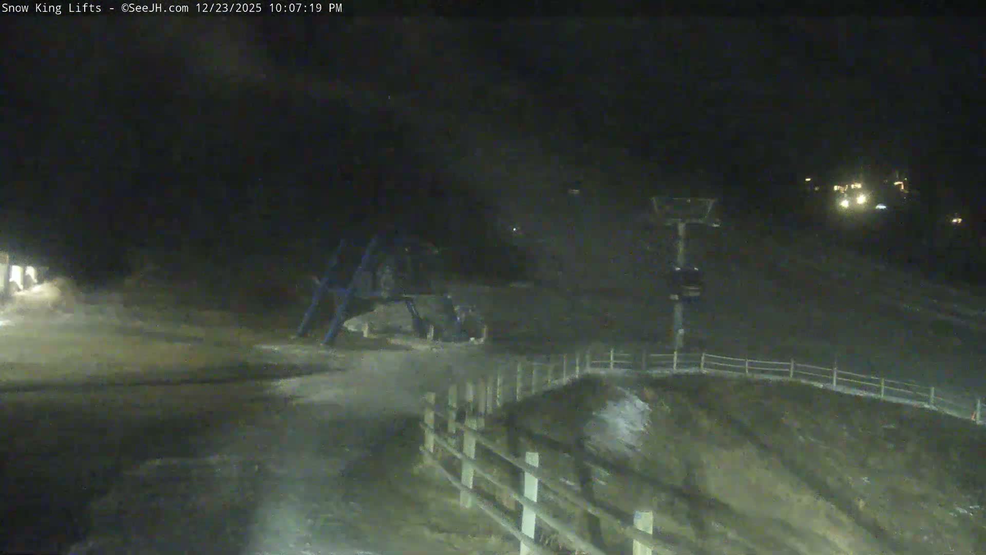 Jackson, Snow King Mountain Ski Slope & Lifts Live Cam - Jackson, Teton, Wyoming, USA