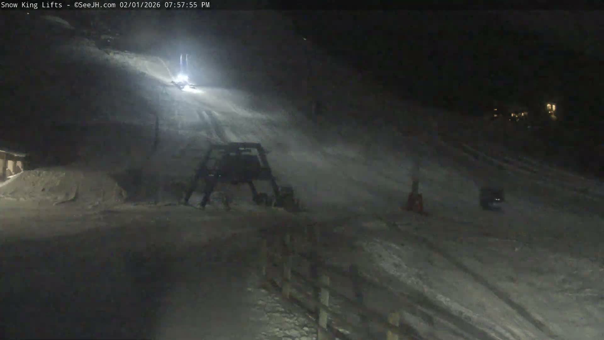 Jackson, Snow King Mountain Ski Slope & Lifts Live Cam - Jackson, Teton, Wyoming, USA