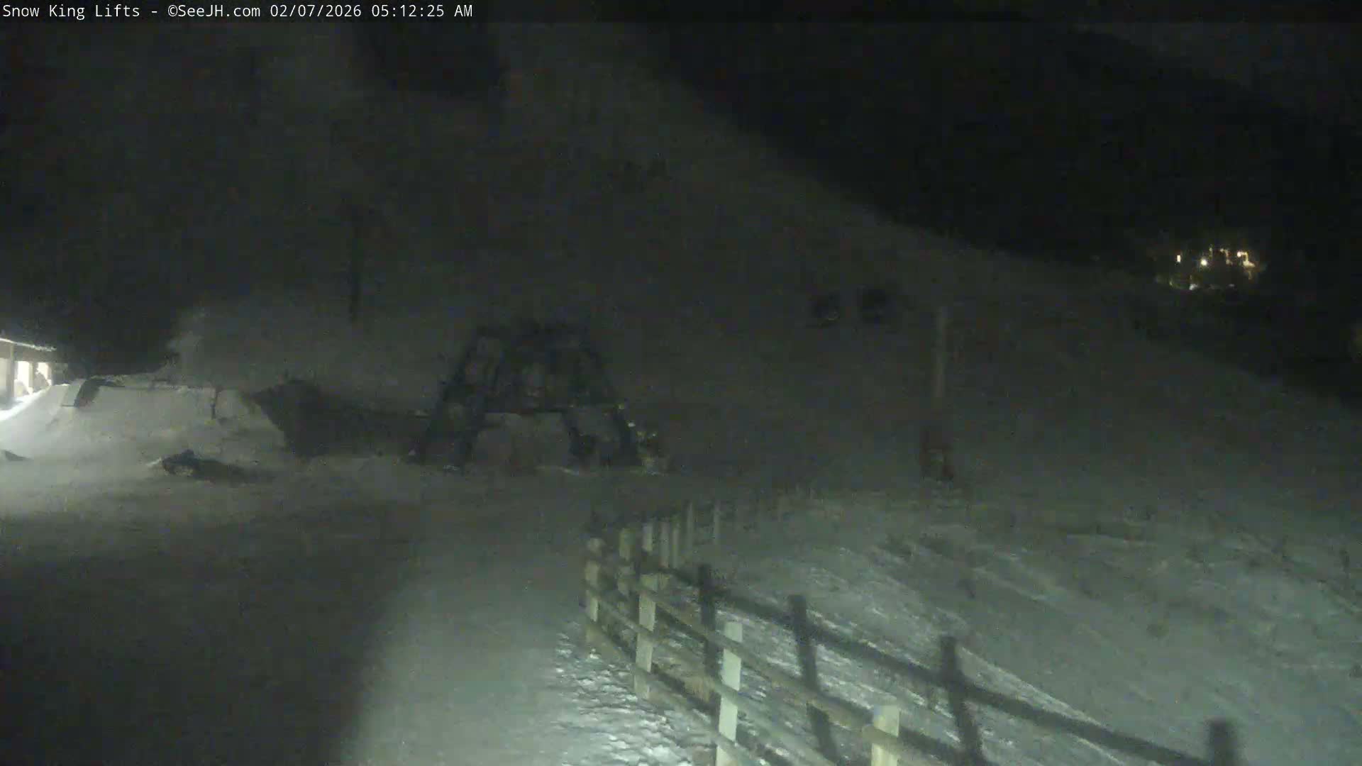 Jackson, Snow King Mountain Ski Slope & Lifts Live Cam - Jackson, Teton, Wyoming, USA