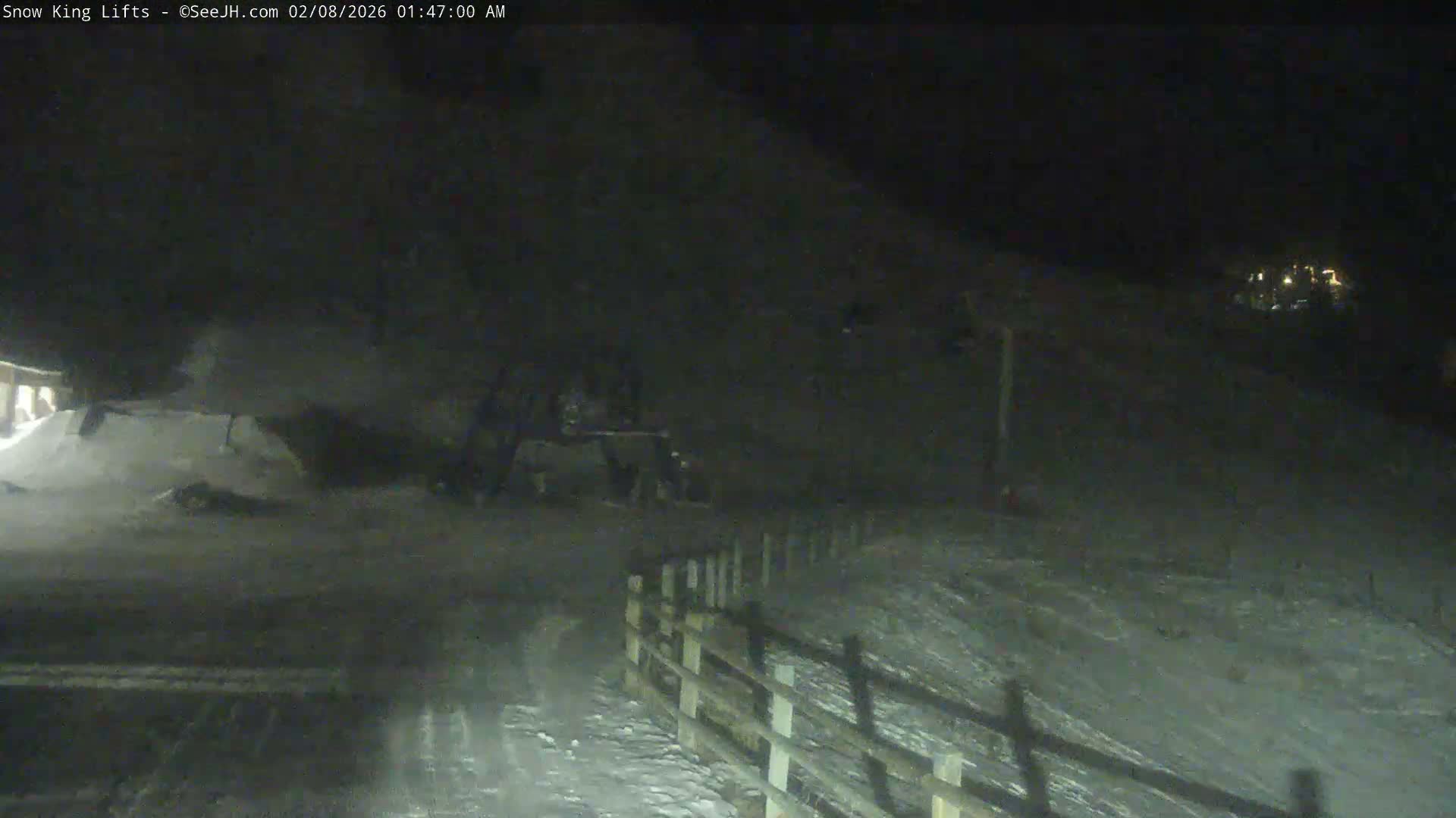 Jackson, Snow King Mountain Ski Slope & Lifts Live Cam - Jackson, Teton, Wyoming, USA