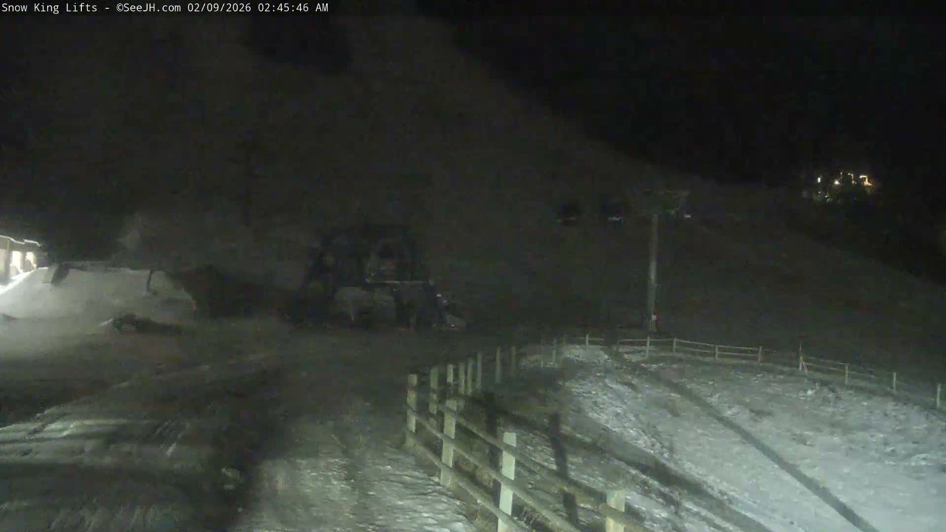Jackson, Snow King Mountain Ski Slope & Lifts Live Cam - Jackson, Teton, Wyoming, USA