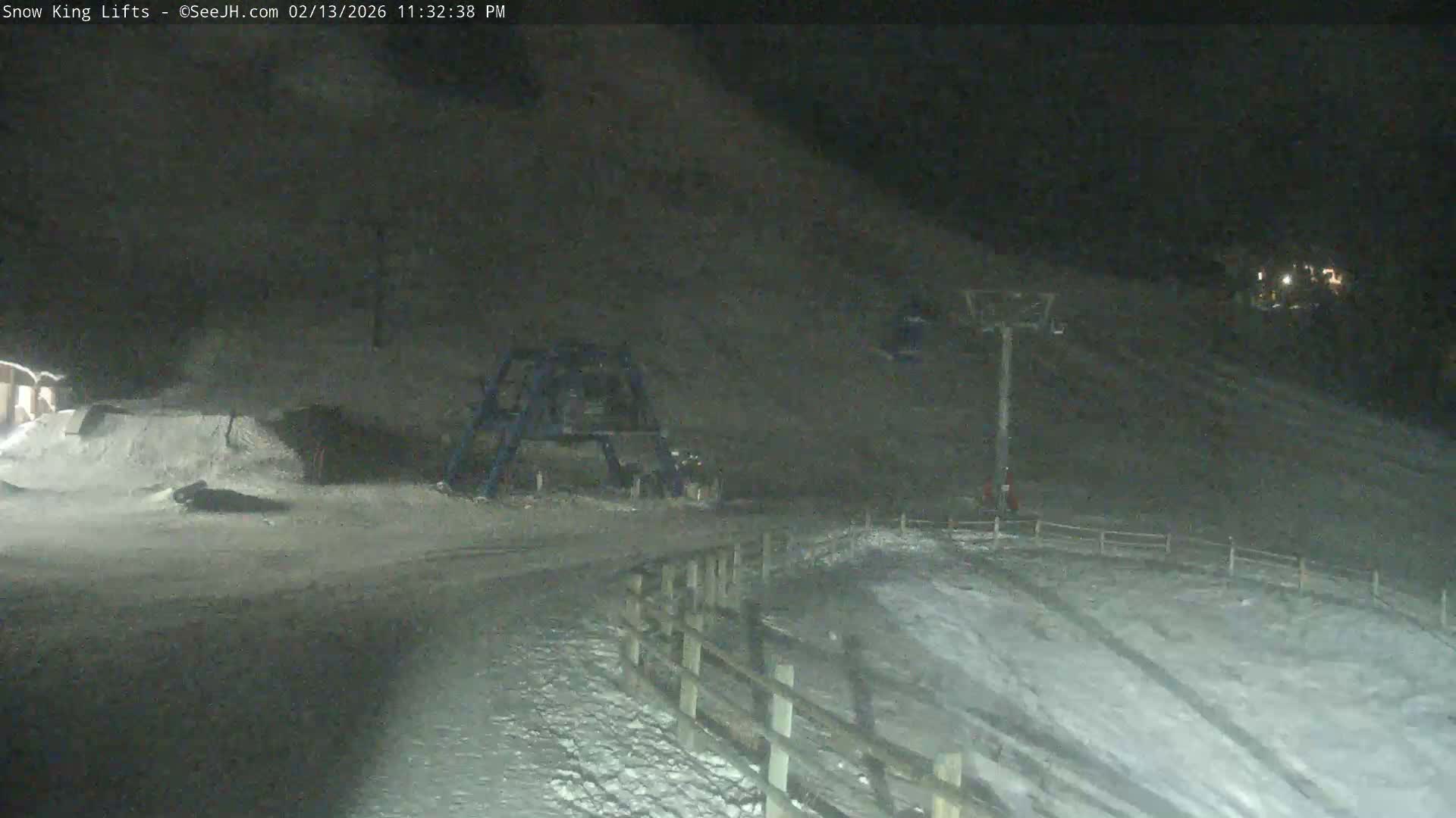 Jackson, Snow King Mountain Ski Slope & Lifts Live Cam - Jackson, Teton, Wyoming, USA