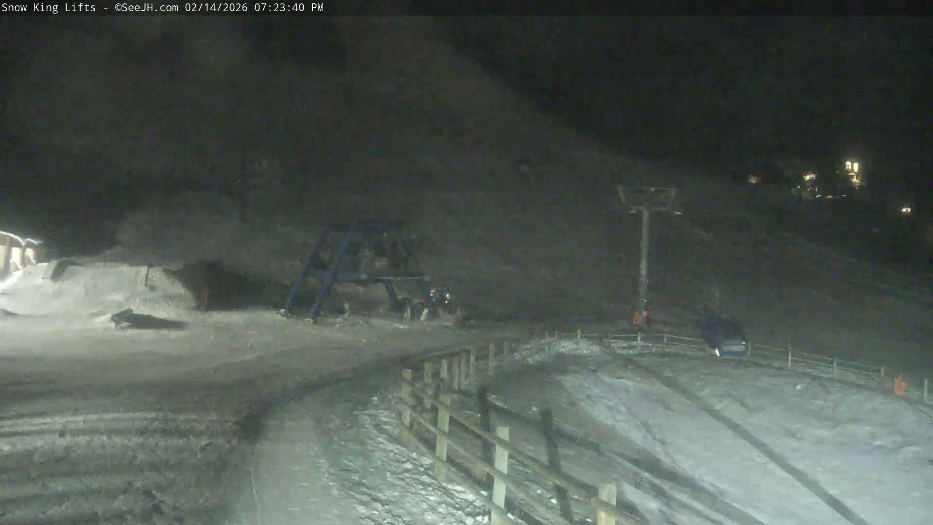 Jackson, Snow King Mountain Ski Slope & Lifts Live Cam - Jackson, Teton, Wyoming, USA