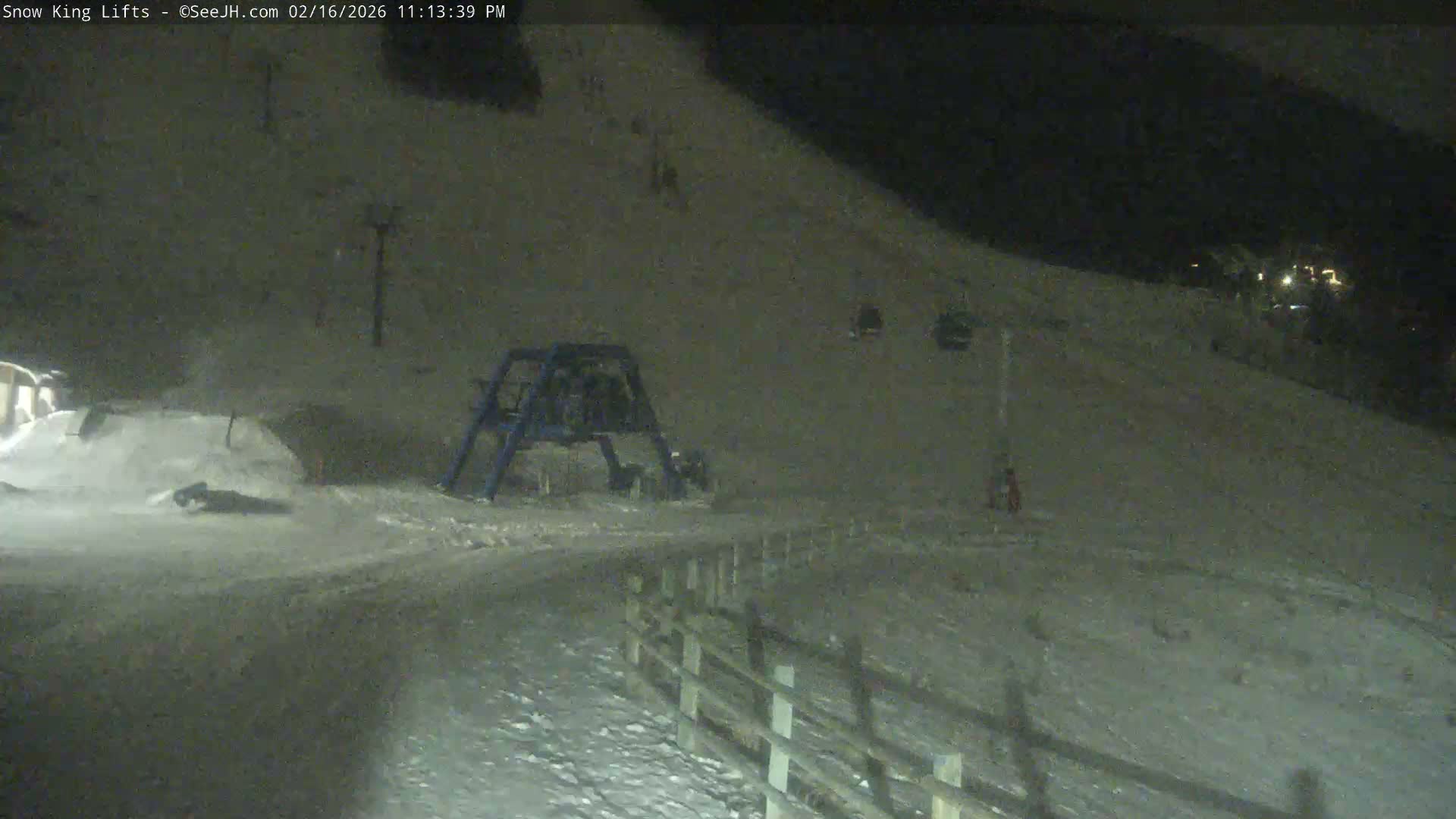 Jackson, Snow King Mountain Ski Slope & Lifts Live Cam - Jackson, Teton, Wyoming, USA