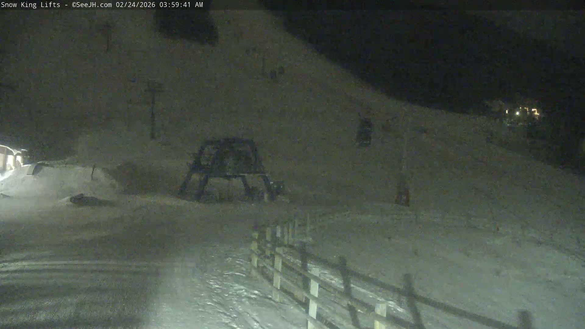 Jackson, Snow King Mountain Ski Slope & Lifts Live Cam - Jackson, Teton, Wyoming, USA