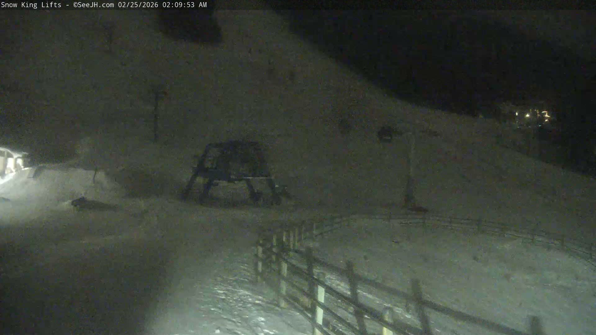 Jackson, Snow King Mountain Ski Slope & Lifts Live Cam - Jackson, Teton, Wyoming, USA