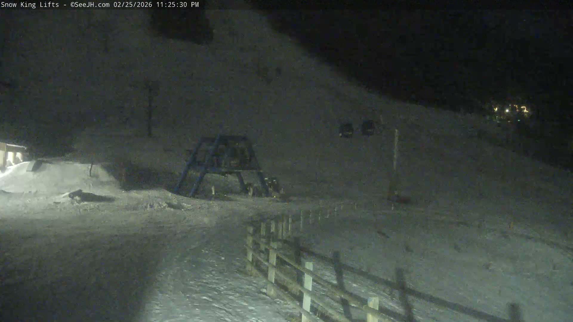 Jackson, Snow King Mountain Ski Slope & Lifts Live Cam - Jackson, Teton, Wyoming, USA