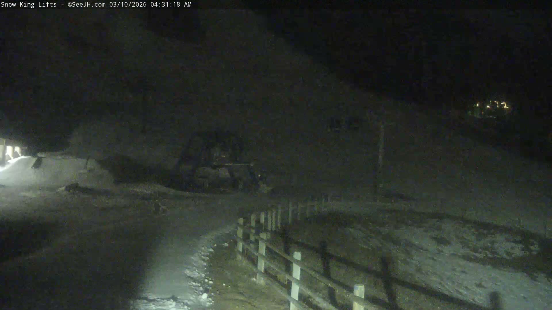 Jackson, Snow King Mountain Ski Slope & Lifts Live Cam - Jackson, Teton, Wyoming, USA