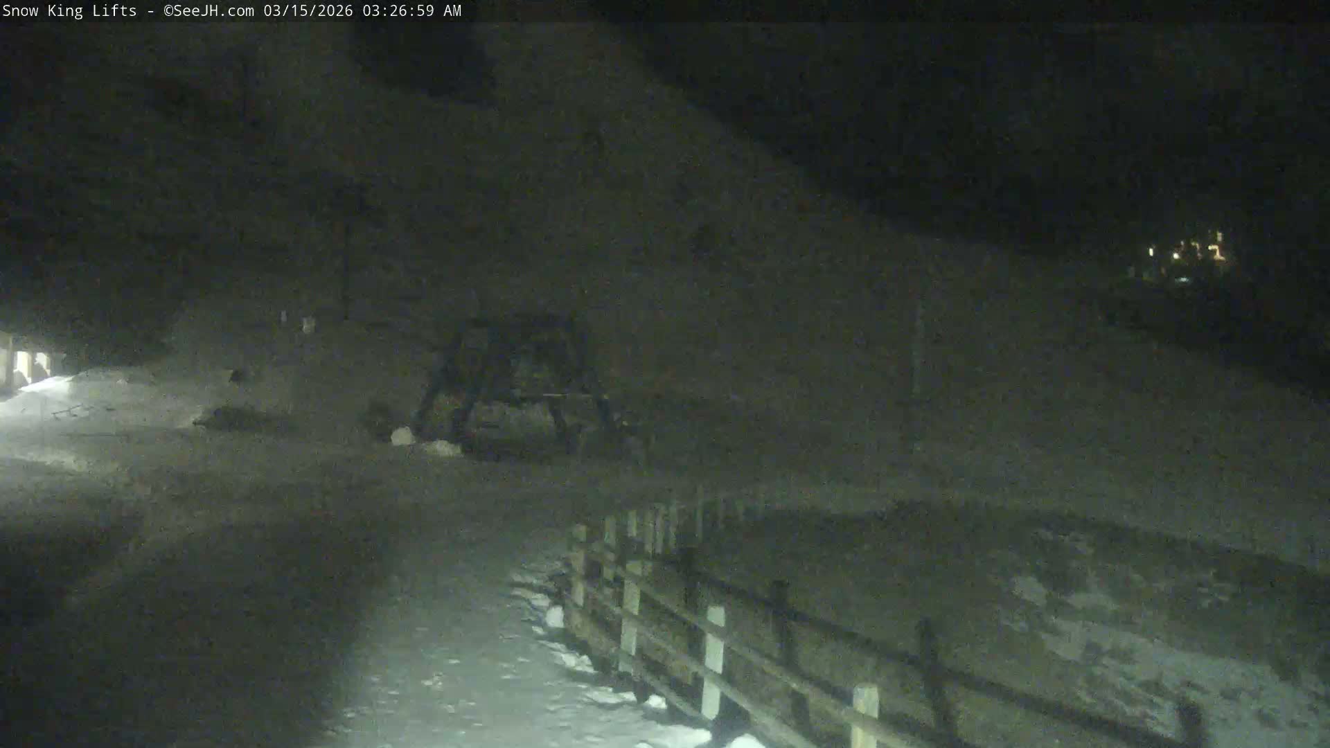 Jackson, Snow King Mountain Ski Slope & Lifts Live Cam - Jackson, Teton, Wyoming, USA
