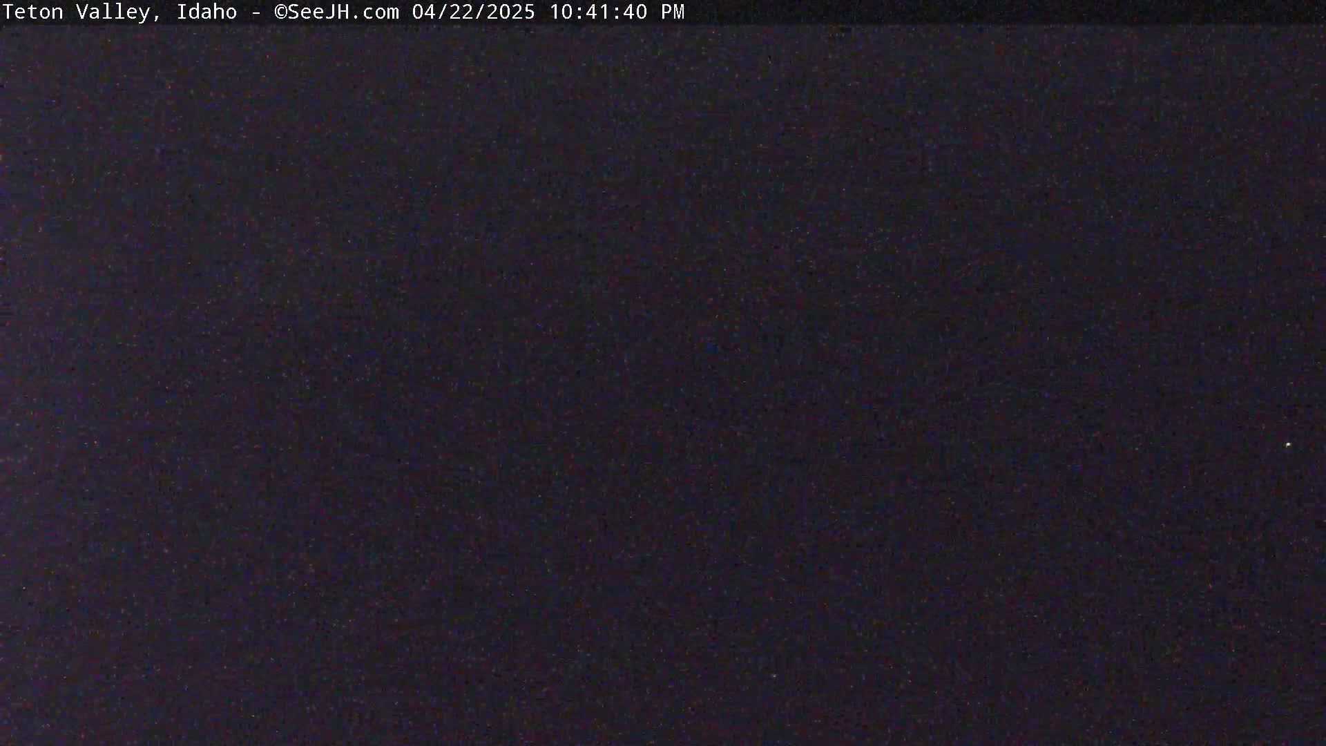 Grand Teton Mountains Peaks from Teton Valley Live Cam - Tetonia, Teton, Idaho, USA