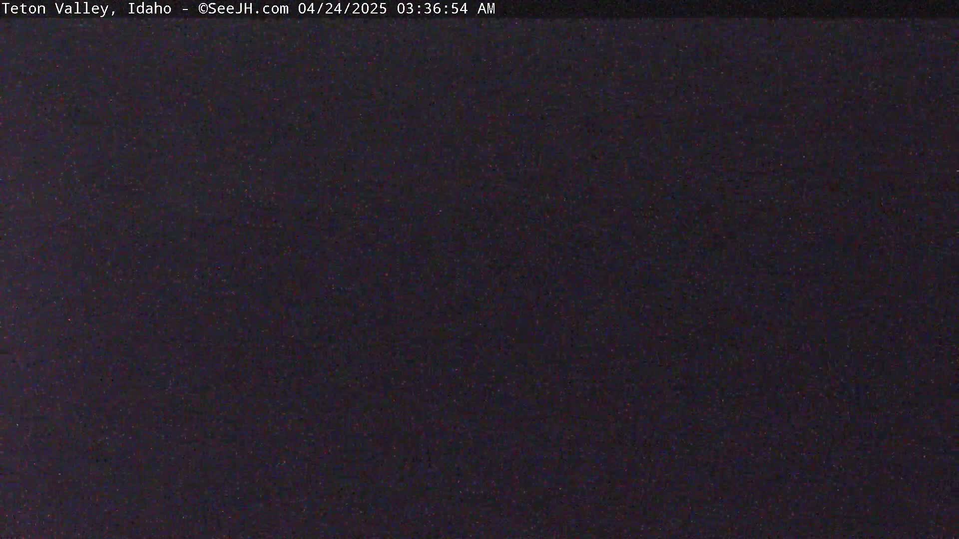 A dark, nighttime image shows a uniformly textured, dark purplish-black surface.