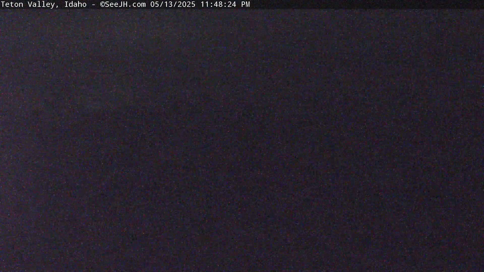 Grand Teton Mountains Peaks from Teton Valley Live Cam - Tetonia, Teton, Idaho, USA