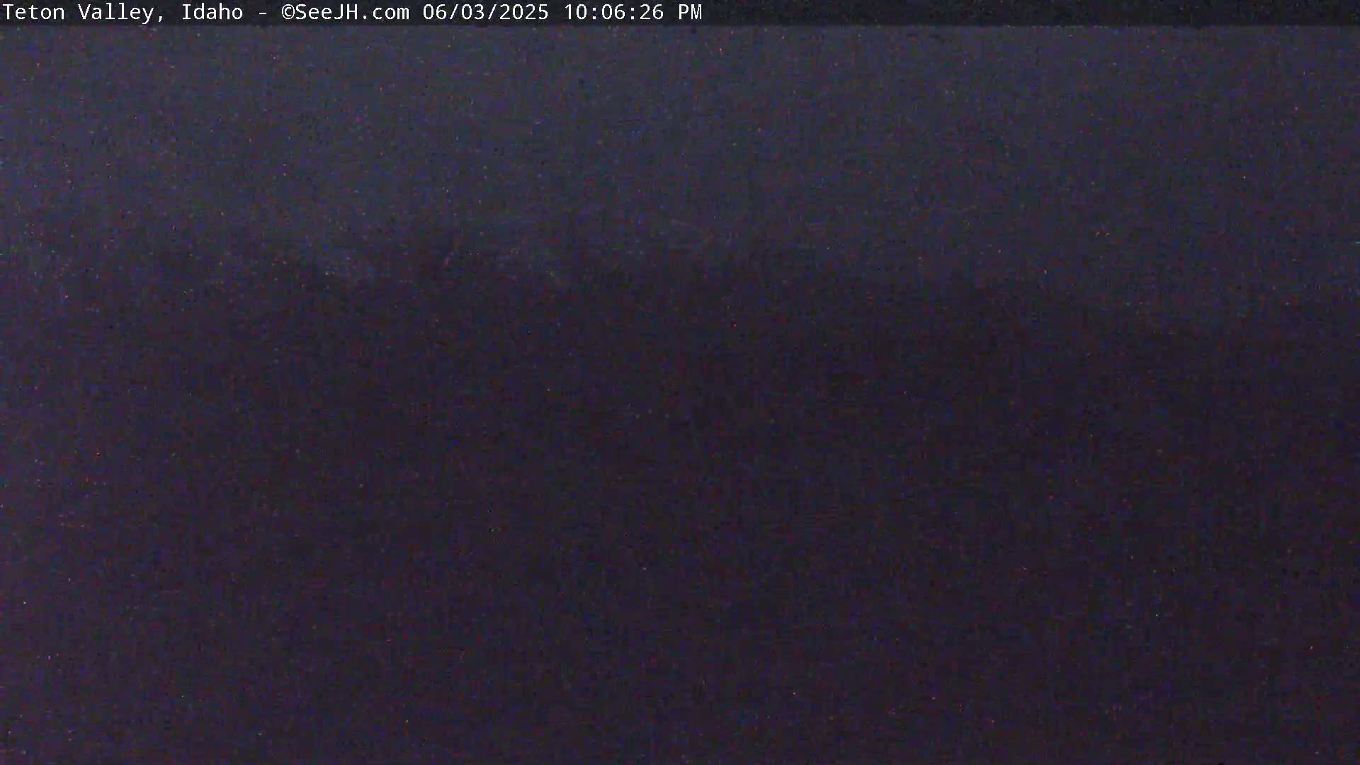 Grand Teton Mountains Peaks from Teton Valley Live Cam - Tetonia, Teton, Idaho, USA