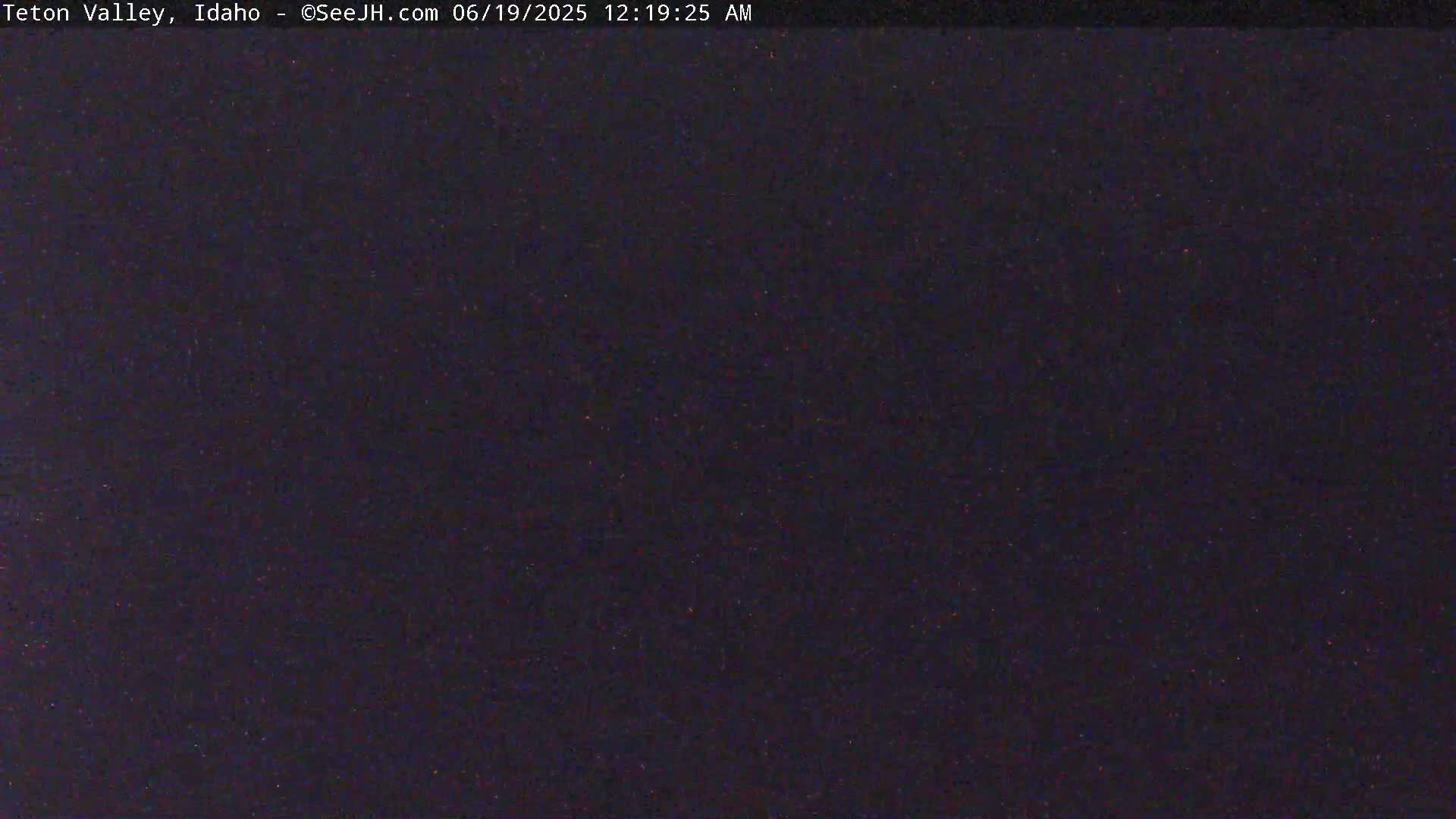 Grand Teton Mountains Peaks from Teton Valley Live Cam - Tetonia, Teton, Idaho, USA