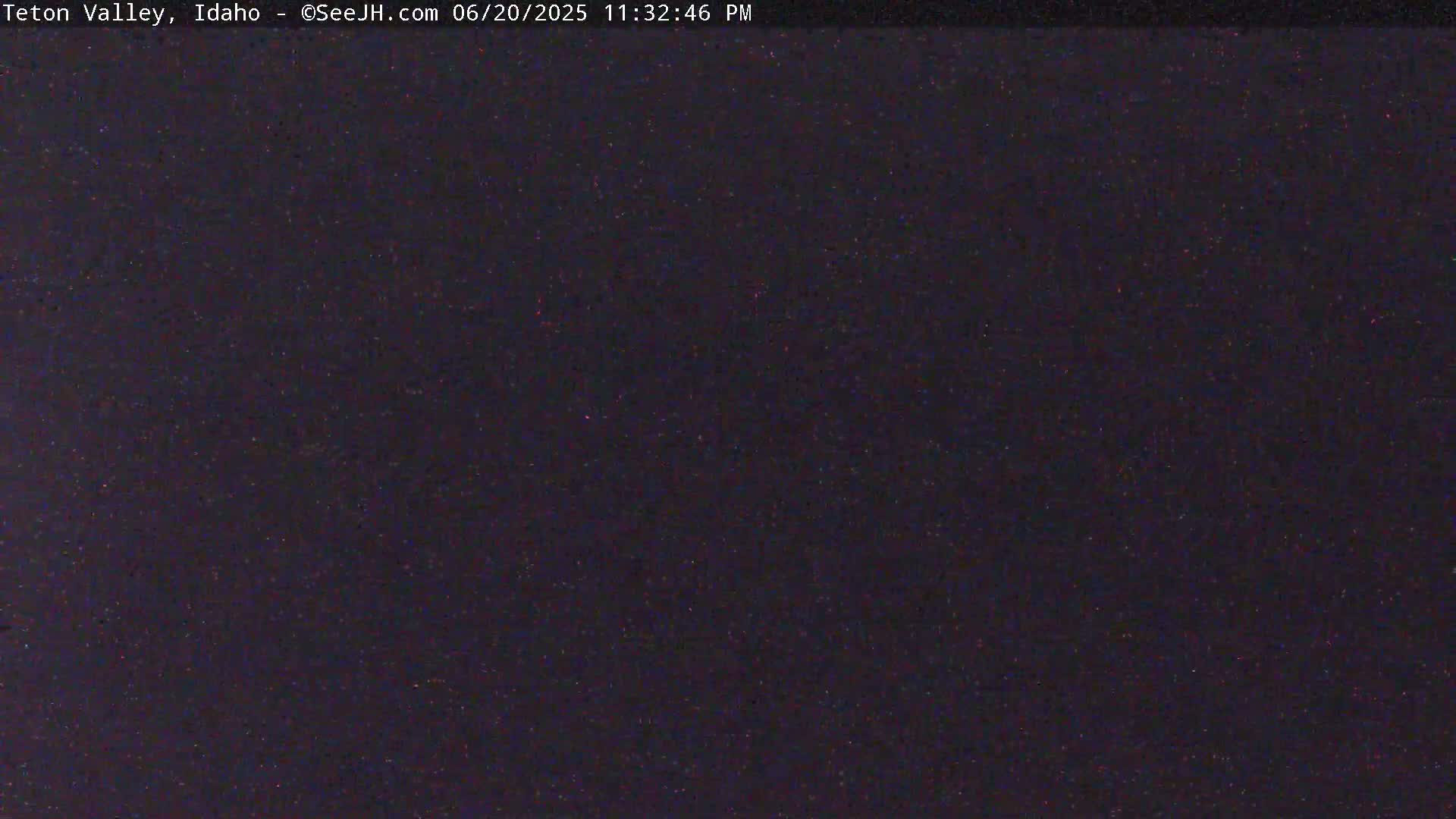 Grand Teton Mountains Peaks from Teton Valley Live Cam - Tetonia, Teton, Idaho, USA