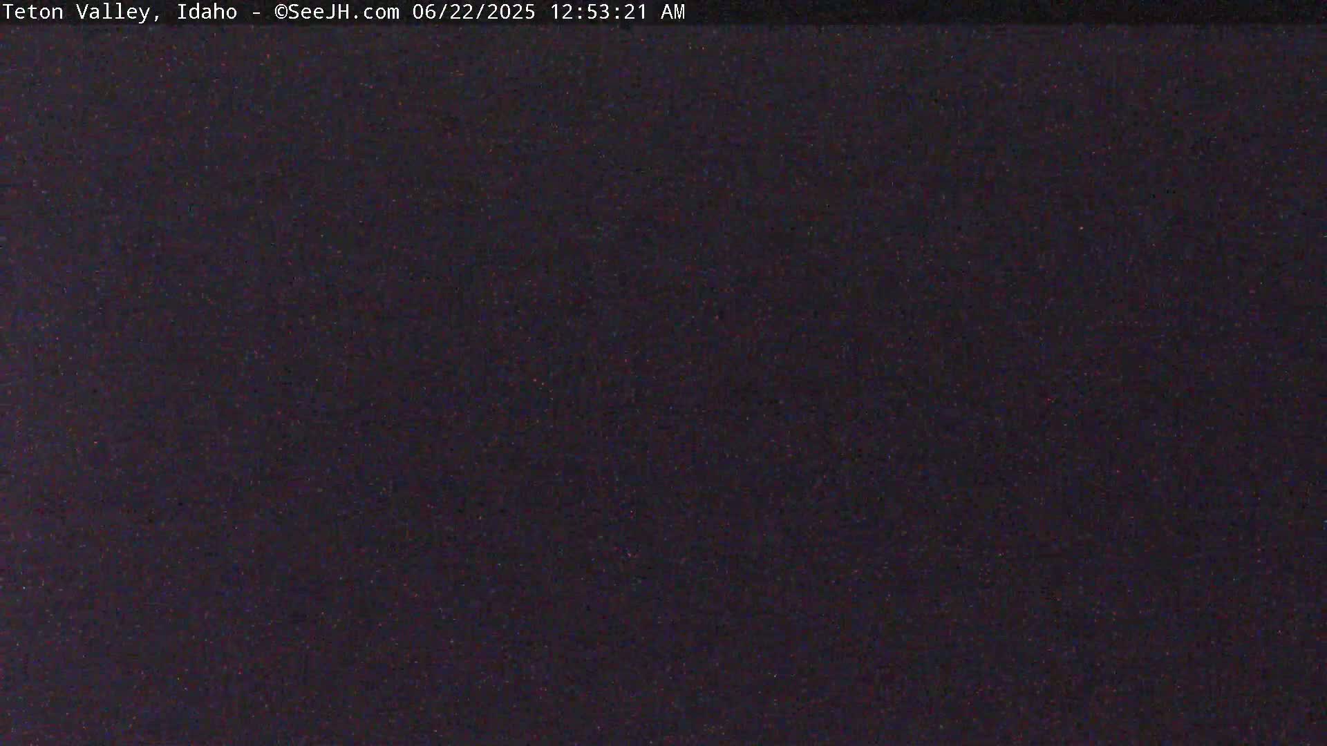 Grand Teton Mountains Peaks from Teton Valley Live Cam - Tetonia, Teton, Idaho, USA