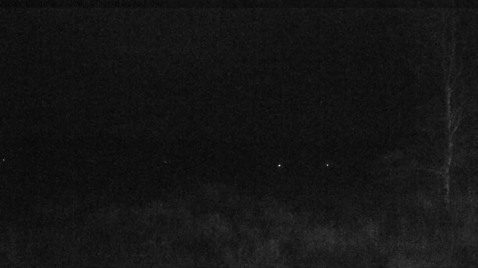 Grand Teton Mountains Peaks from Teton Valley Thistle Dew Cabin Live Cam - Tetonia, Teton, Idaho, USA