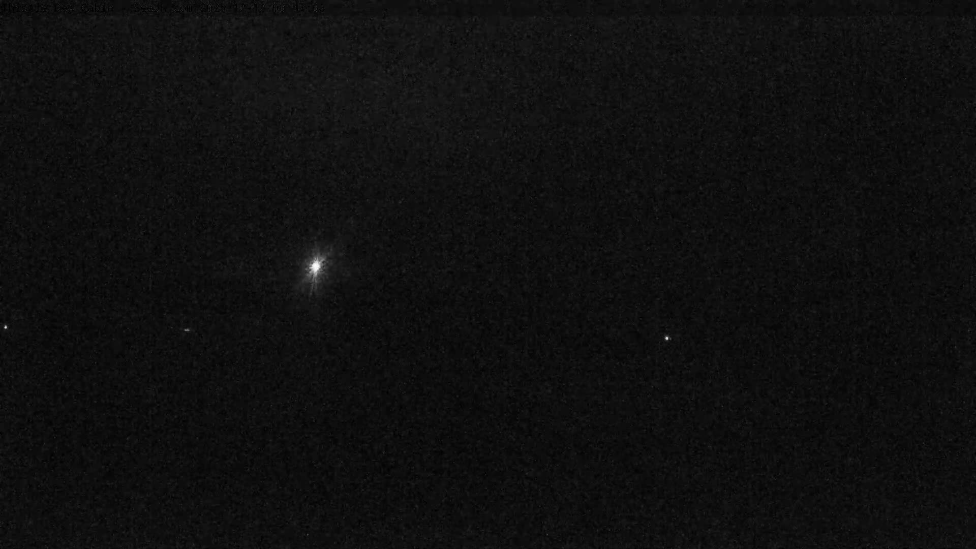 Grand Teton Mountains Peaks from Teton Valley Thistle Dew Cabin Live Cam - Tetonia, Teton, Idaho, USA