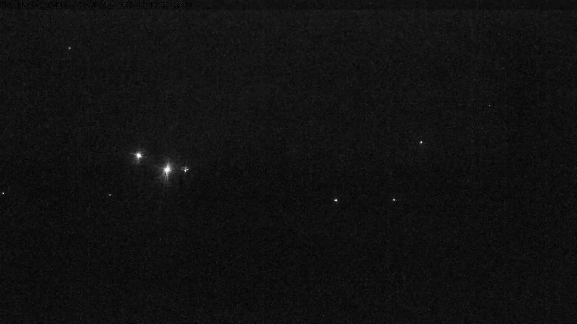 Grand Teton Mountains Peaks from Teton Valley Thistle Dew Cabin Live Cam - Tetonia, Teton, Idaho, USA