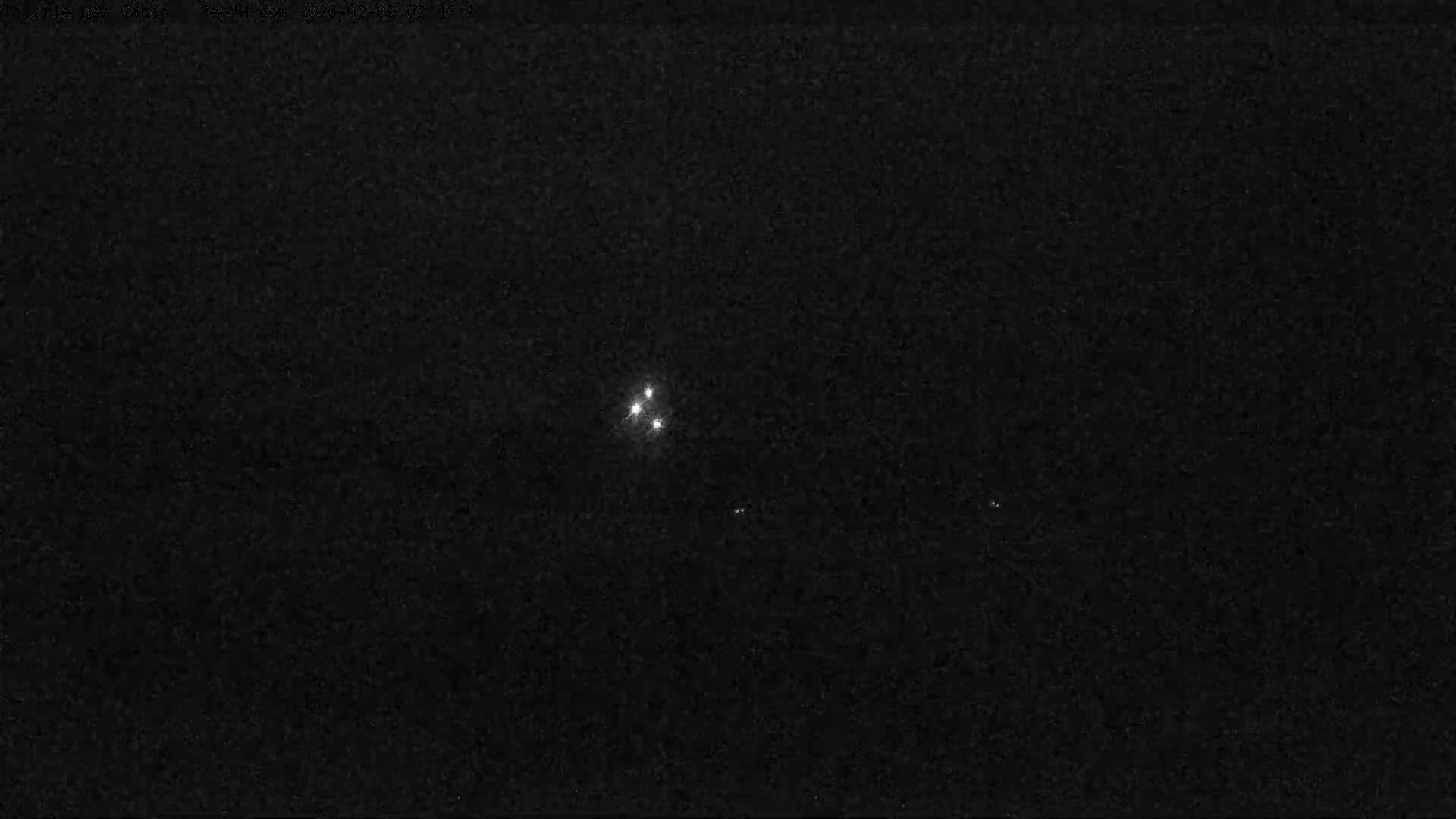 Grand Teton Mountains Peaks from Teton Valley Thistle Dew Cabin Live Cam - Tetonia, Teton, Idaho, USA