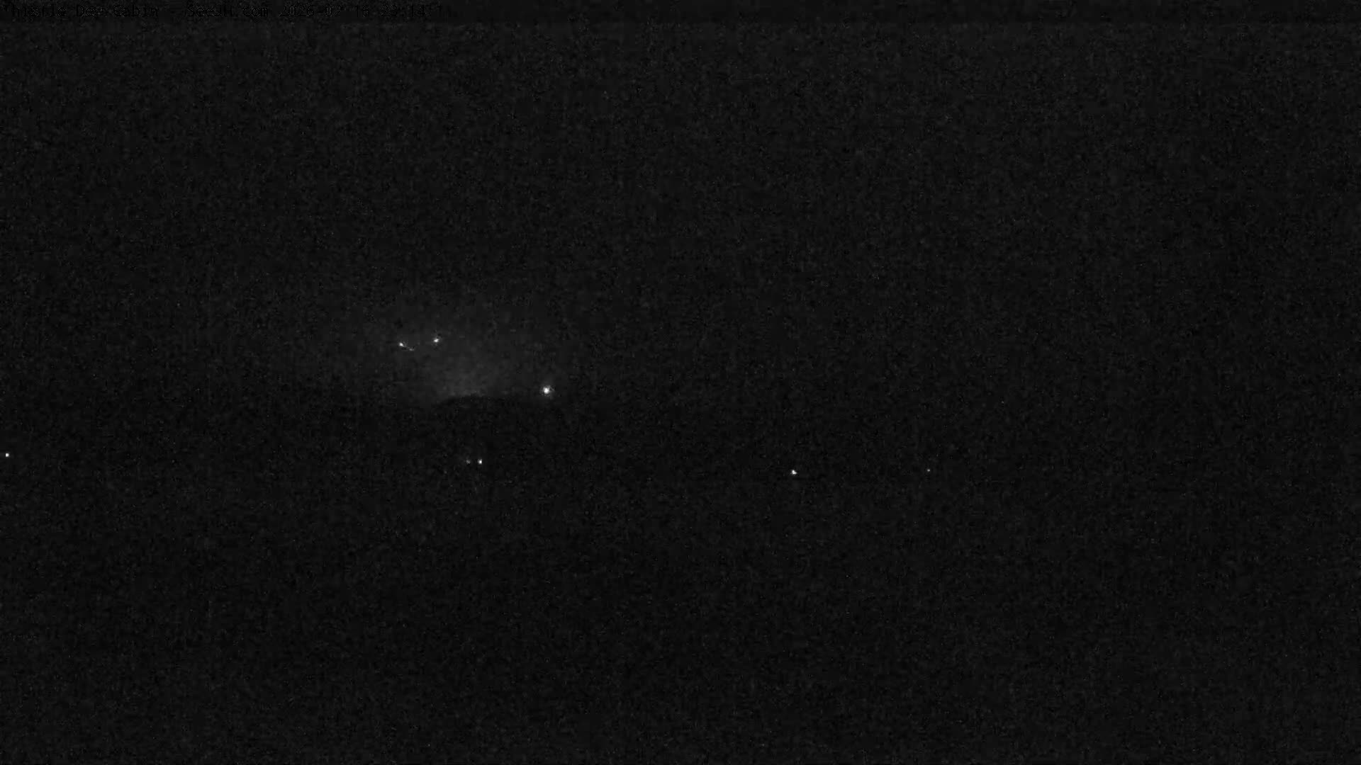 Grand Teton Mountains Peaks from Teton Valley Thistle Dew Cabin Live Cam - Tetonia, Teton, Idaho, USA