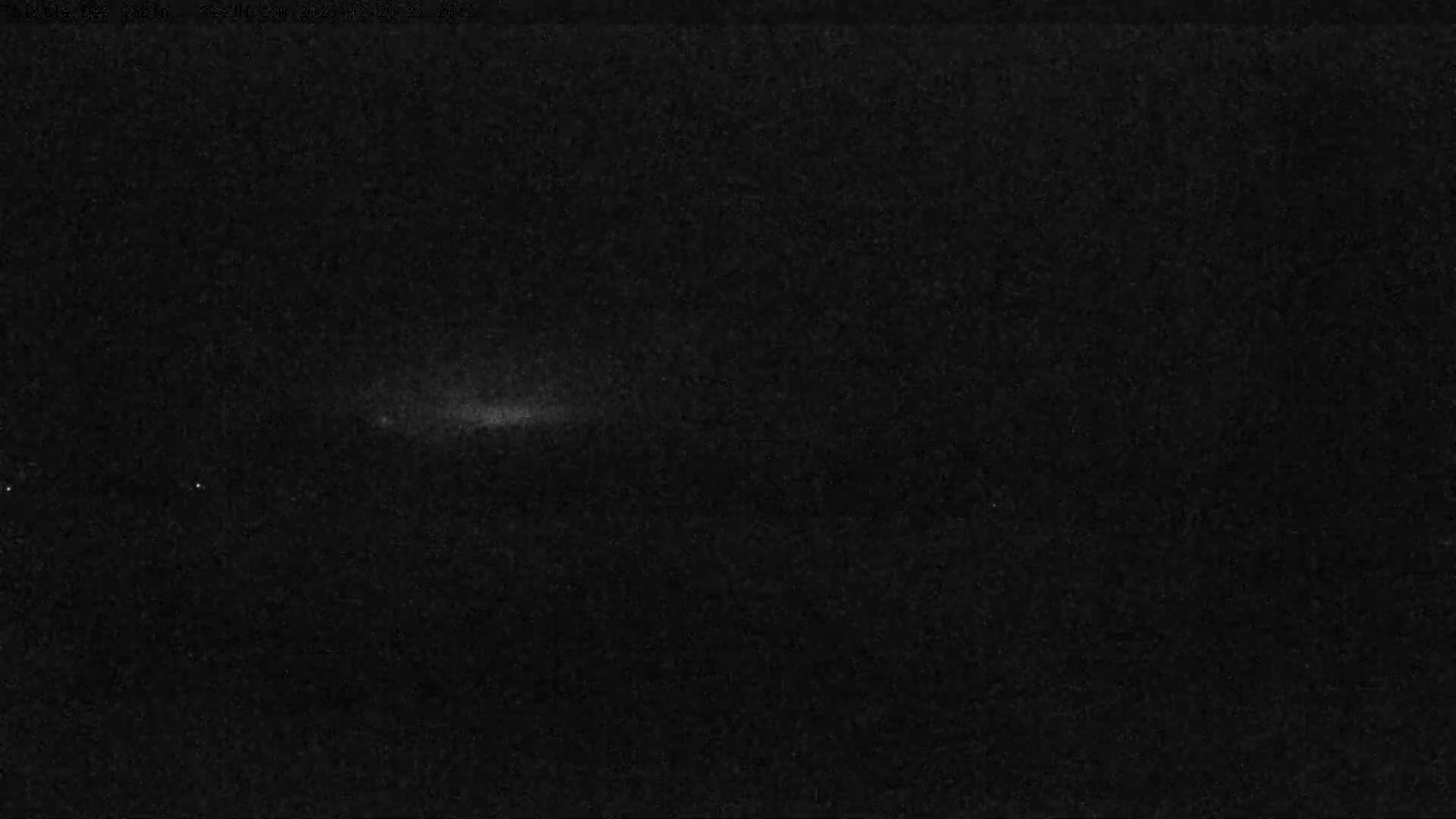 Grand Teton Mountains Peaks from Teton Valley Thistle Dew Cabin Live Cam - Tetonia, Teton, Idaho, USA