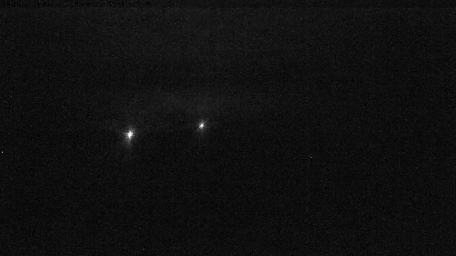 Grand Teton Mountains Peaks from Teton Valley Thistle Dew Cabin Live Cam - Tetonia, Teton, Idaho, USA