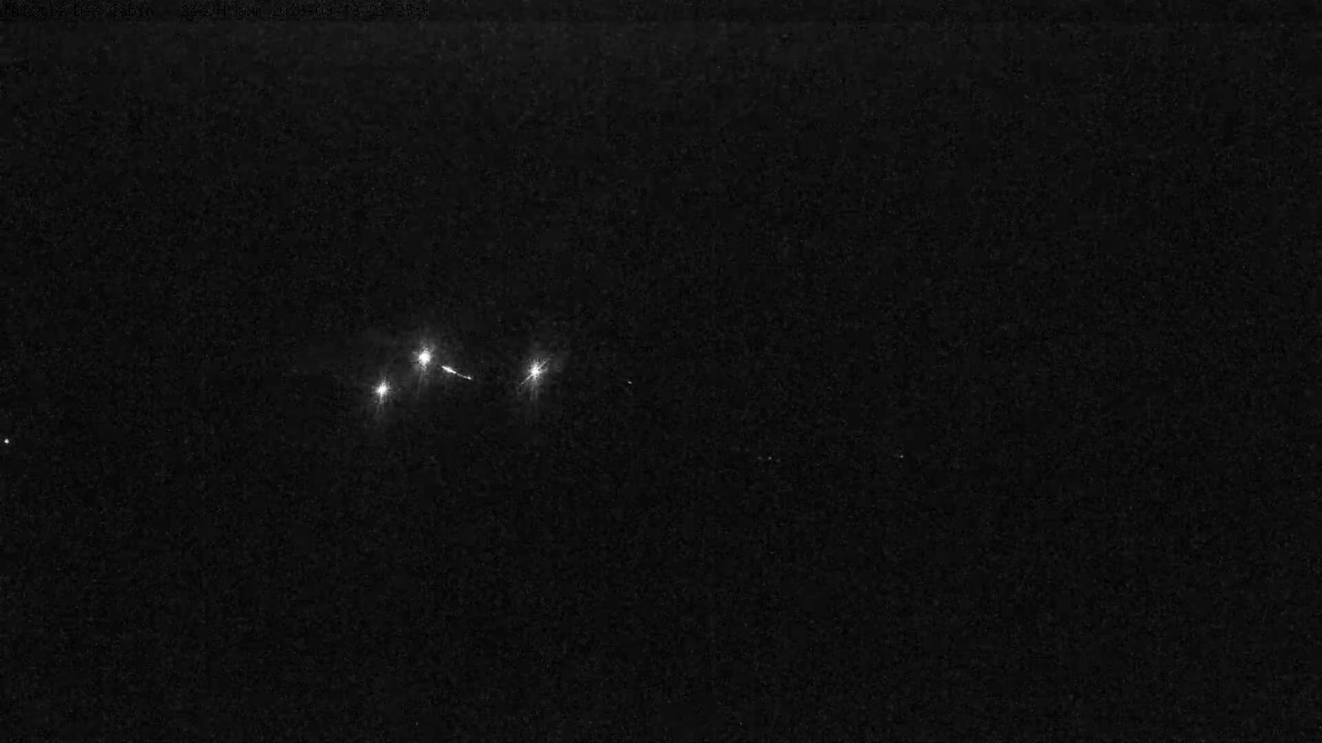 Grand Teton Mountains Peaks from Teton Valley Thistle Dew Cabin Live Cam - Tetonia, Teton, Idaho, USA
