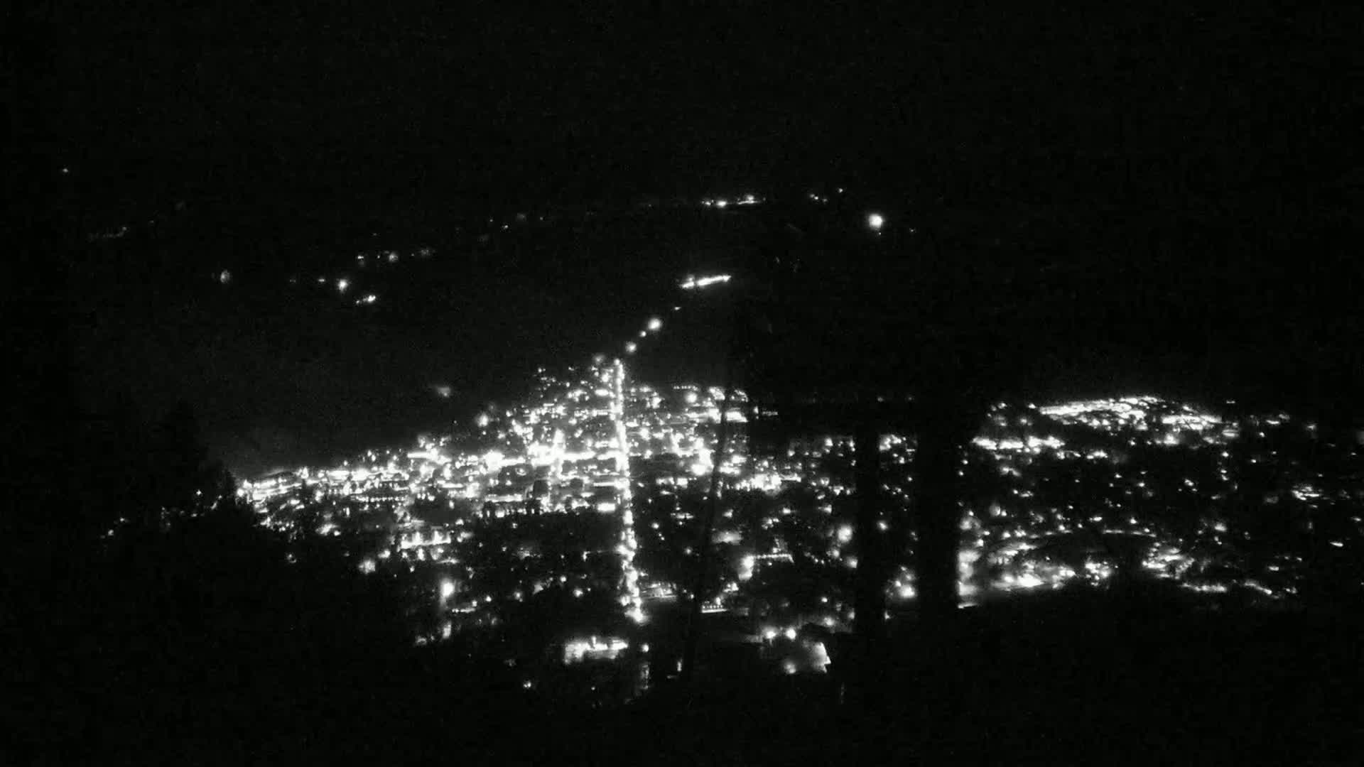 Jackson City Skyline from Snow King  Mountain Live Cam - Jackson, Teton, Wyoming, USA