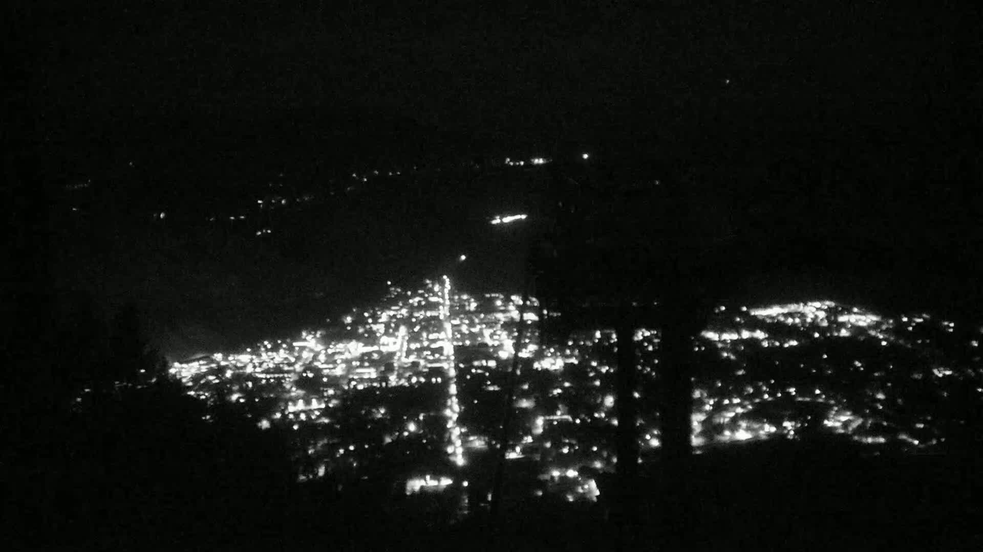 Jackson City Skyline from Snow King  Mountain Live Cam - Jackson, Teton, Wyoming, USA