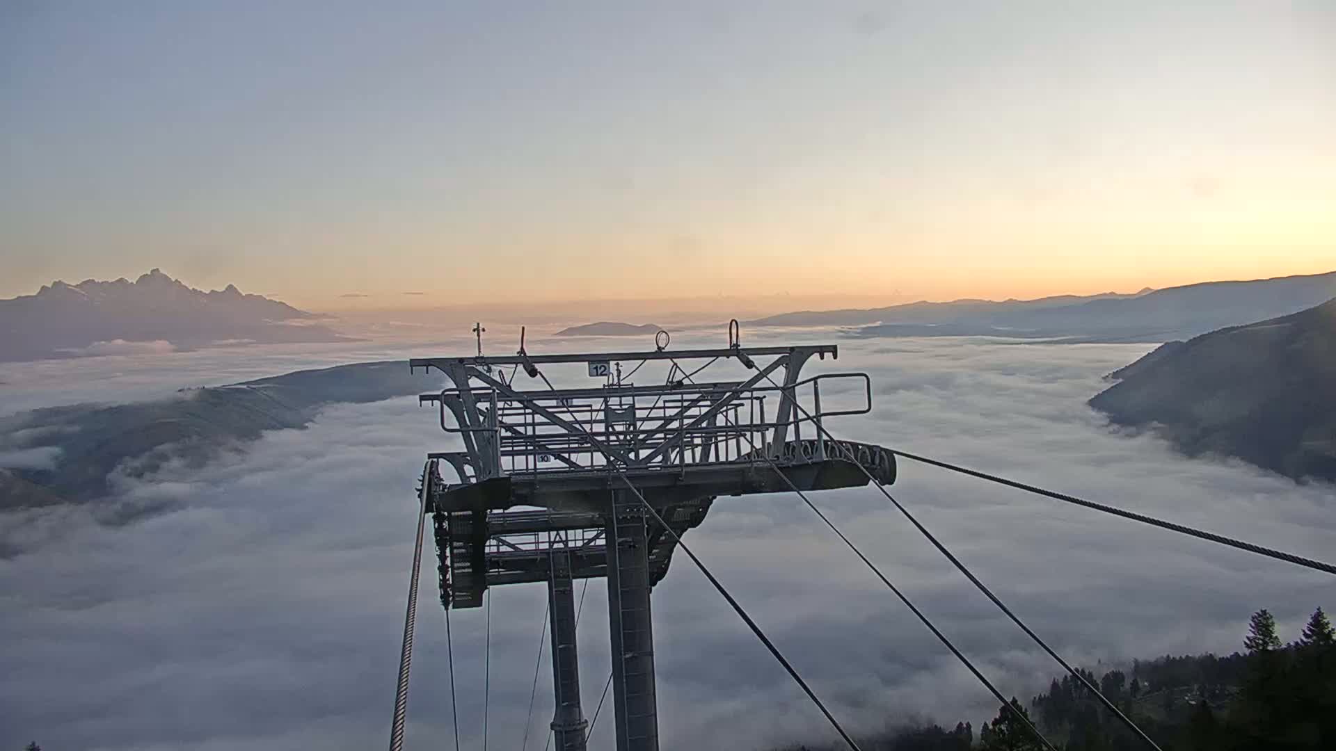 Jackson City Skyline from Snow King  Mountain Live Cam - Jackson, Teton, Wyoming, USA