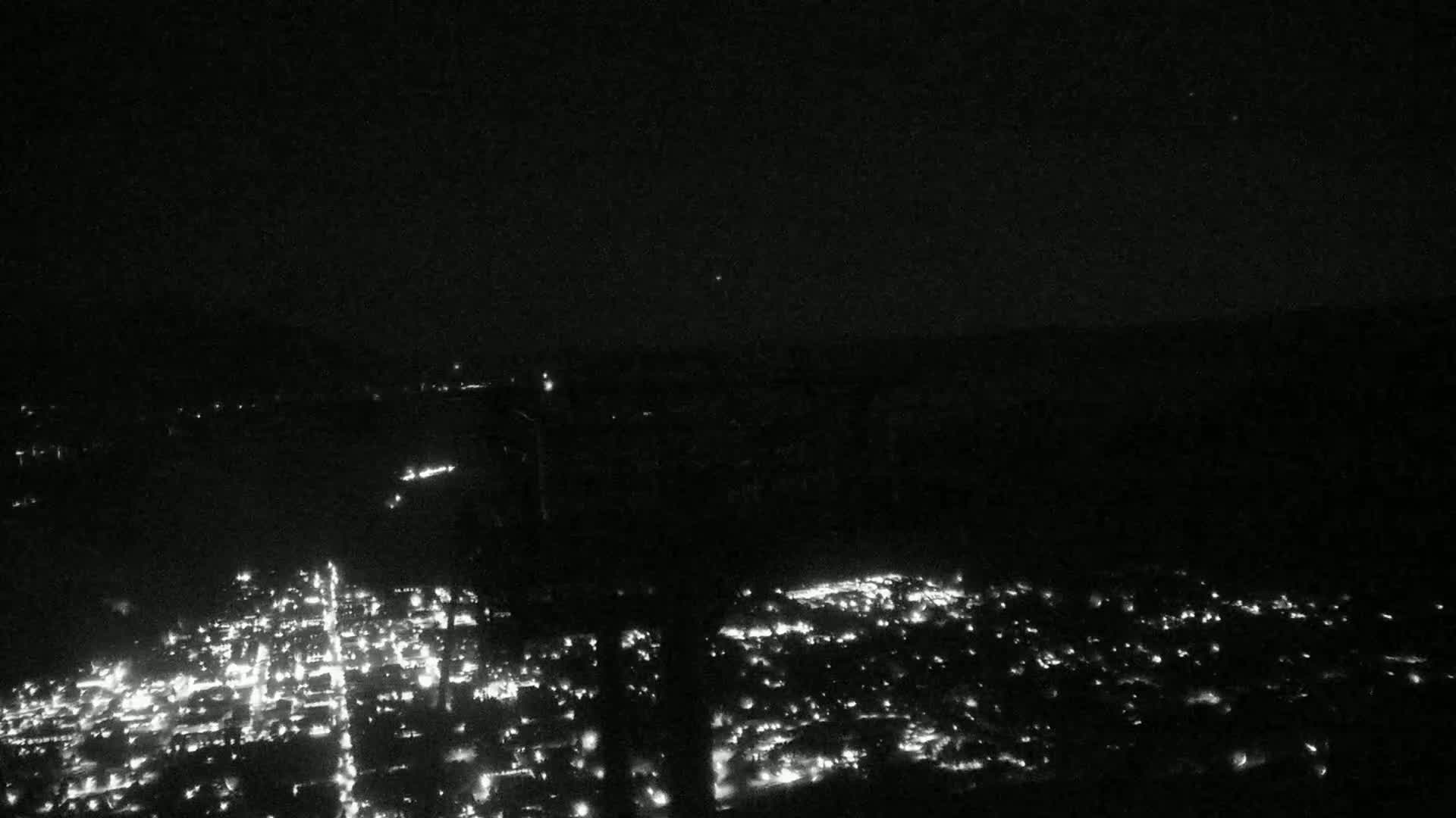 Jackson City Skyline from Snow King  Mountain Live Cam - Jackson, Teton, Wyoming, USA