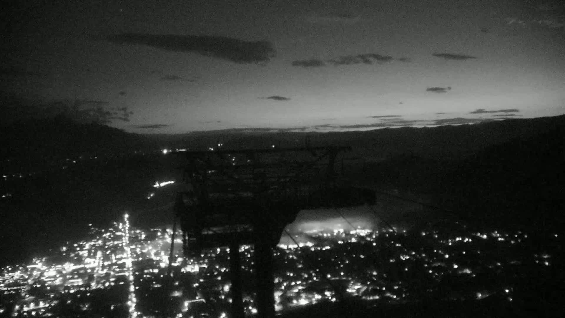 Jackson City Skyline from Snow King  Mountain Live Cam - Jackson, Teton, Wyoming, USA