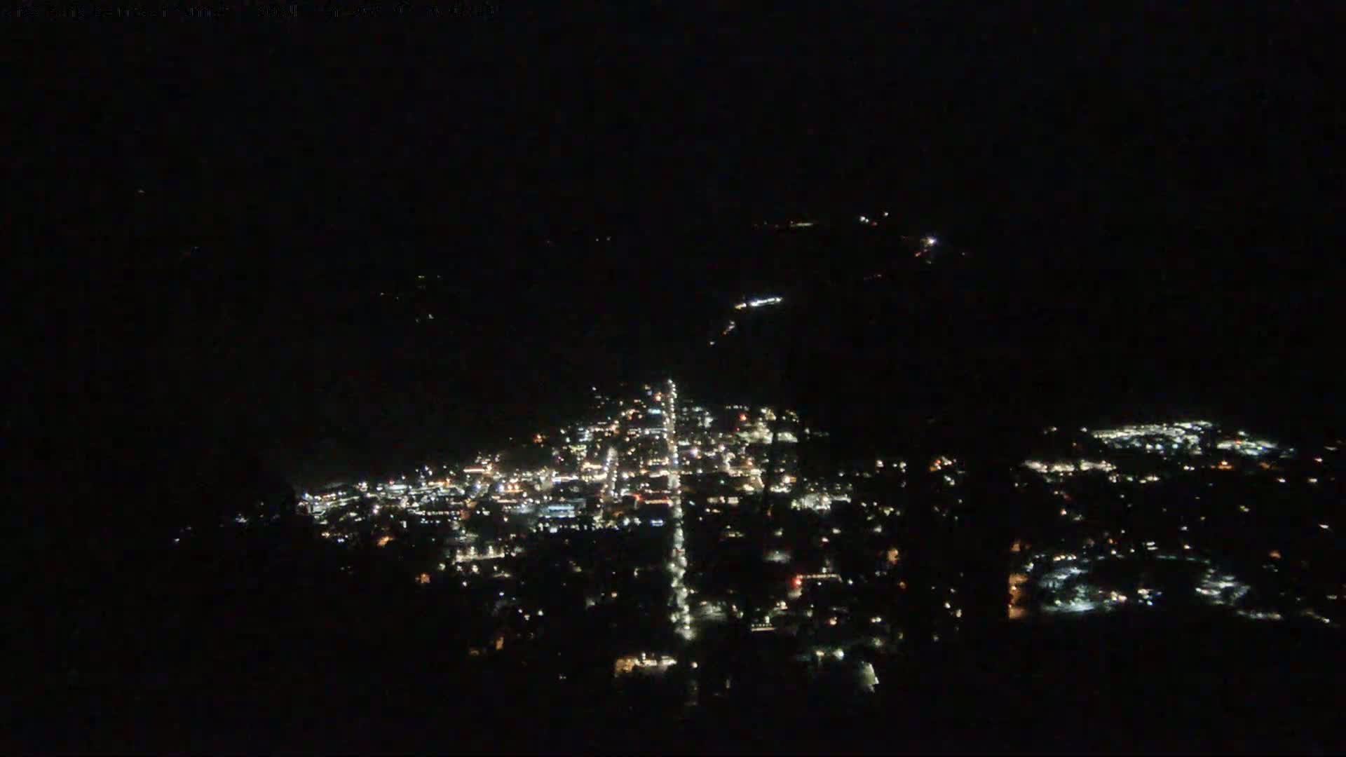Jackson City Skyline from Snow King  Mountain Live Cam - Jackson, Teton, Wyoming, USA