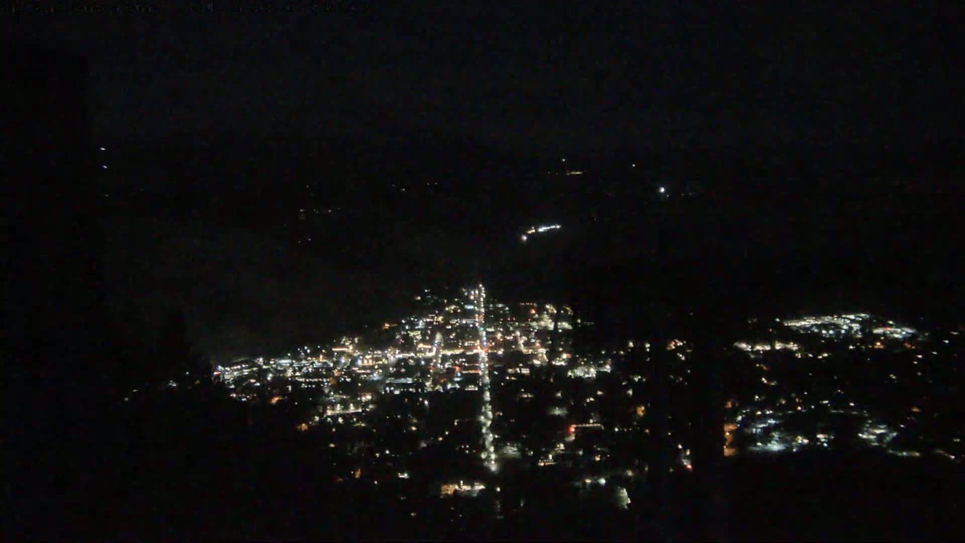Jackson City Skyline from Snow King  Mountain Live Cam - Jackson, Teton, Wyoming, USA