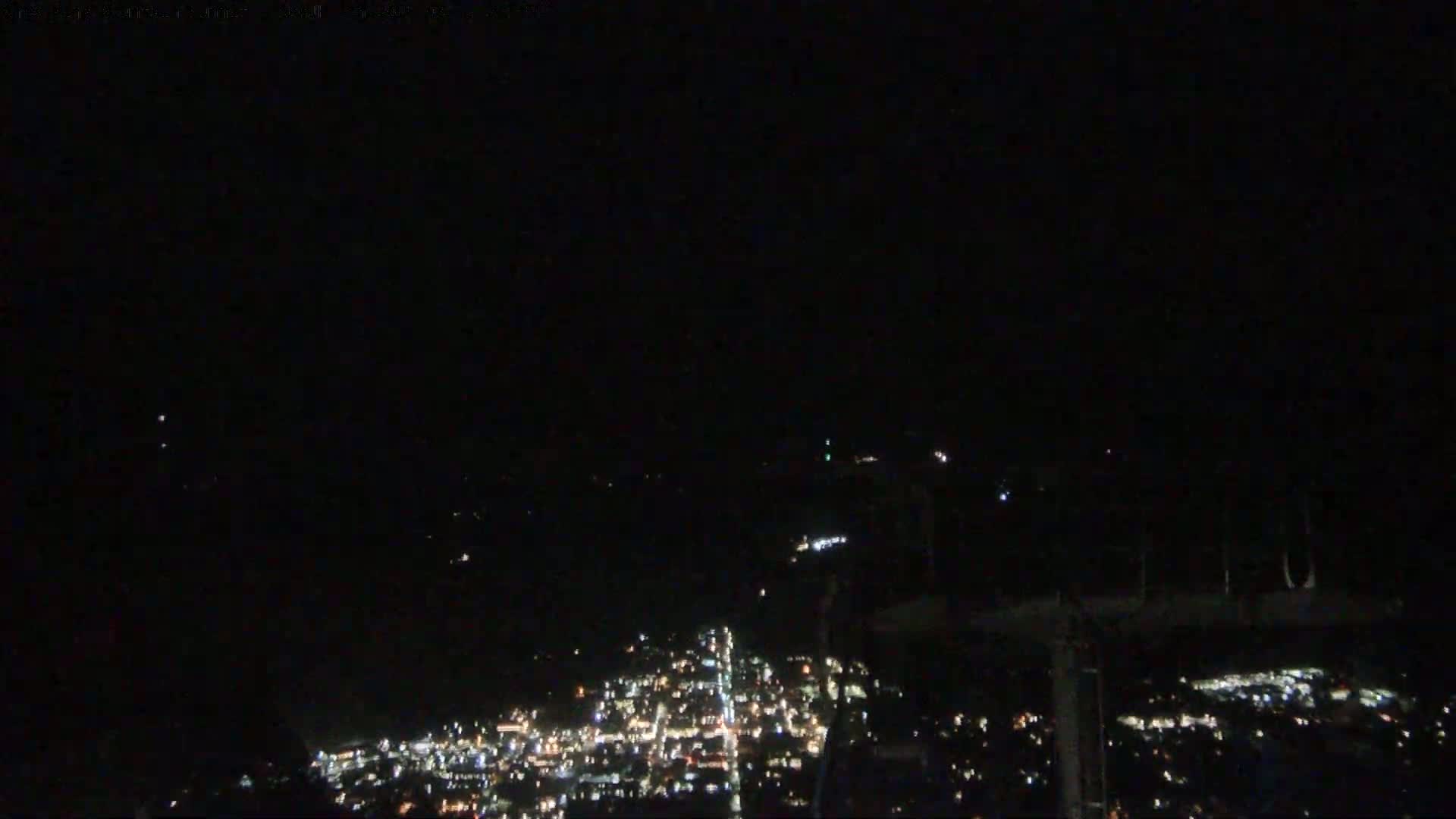 Jackson City Skyline from Snow King  Mountain Live Cam - Jackson, Teton, Wyoming, USA