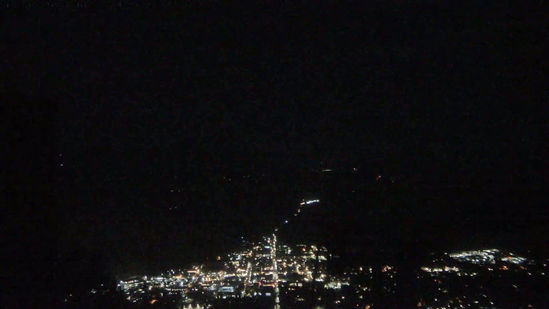 Jackson City Skyline from Snow King  Mountain Live Cam - Jackson, Teton, Wyoming, USA