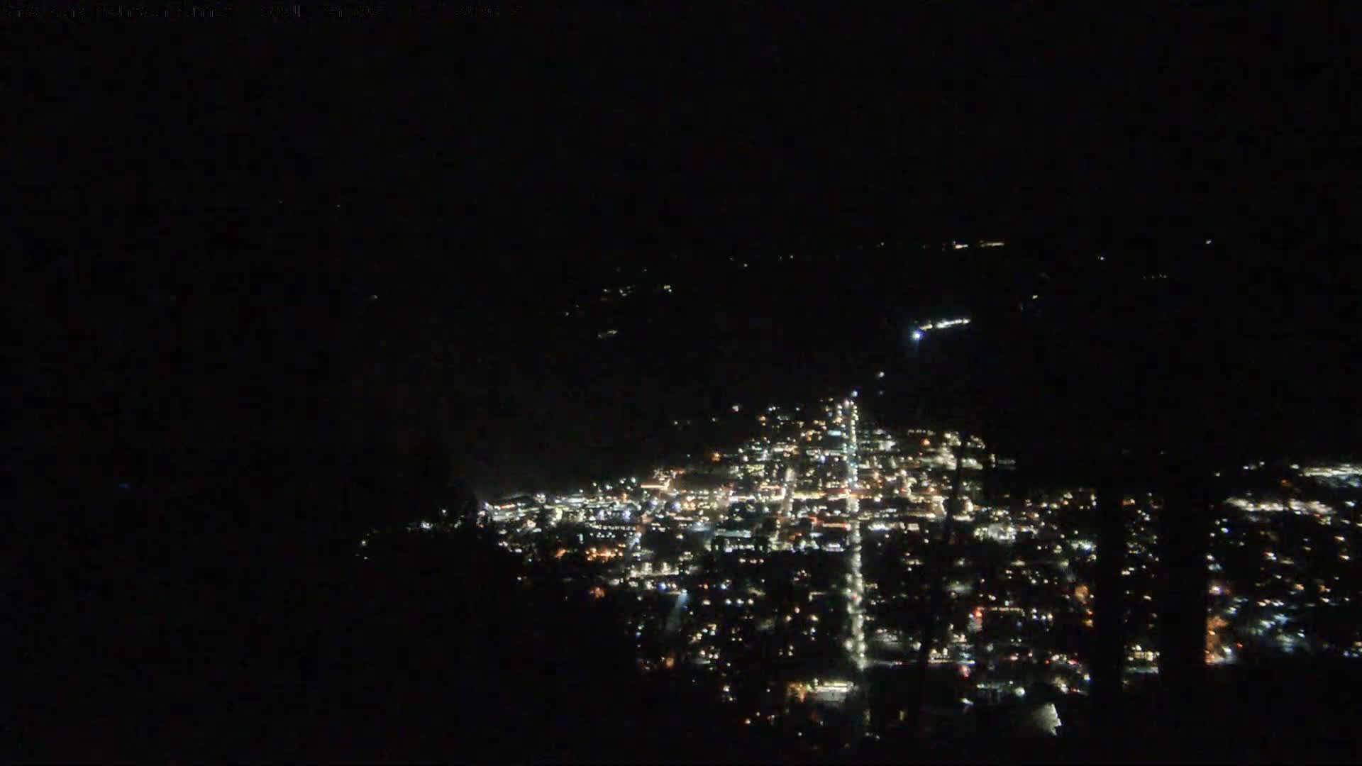 Jackson City Skyline from Snow King  Mountain Live Cam - Jackson, Teton, Wyoming, USA