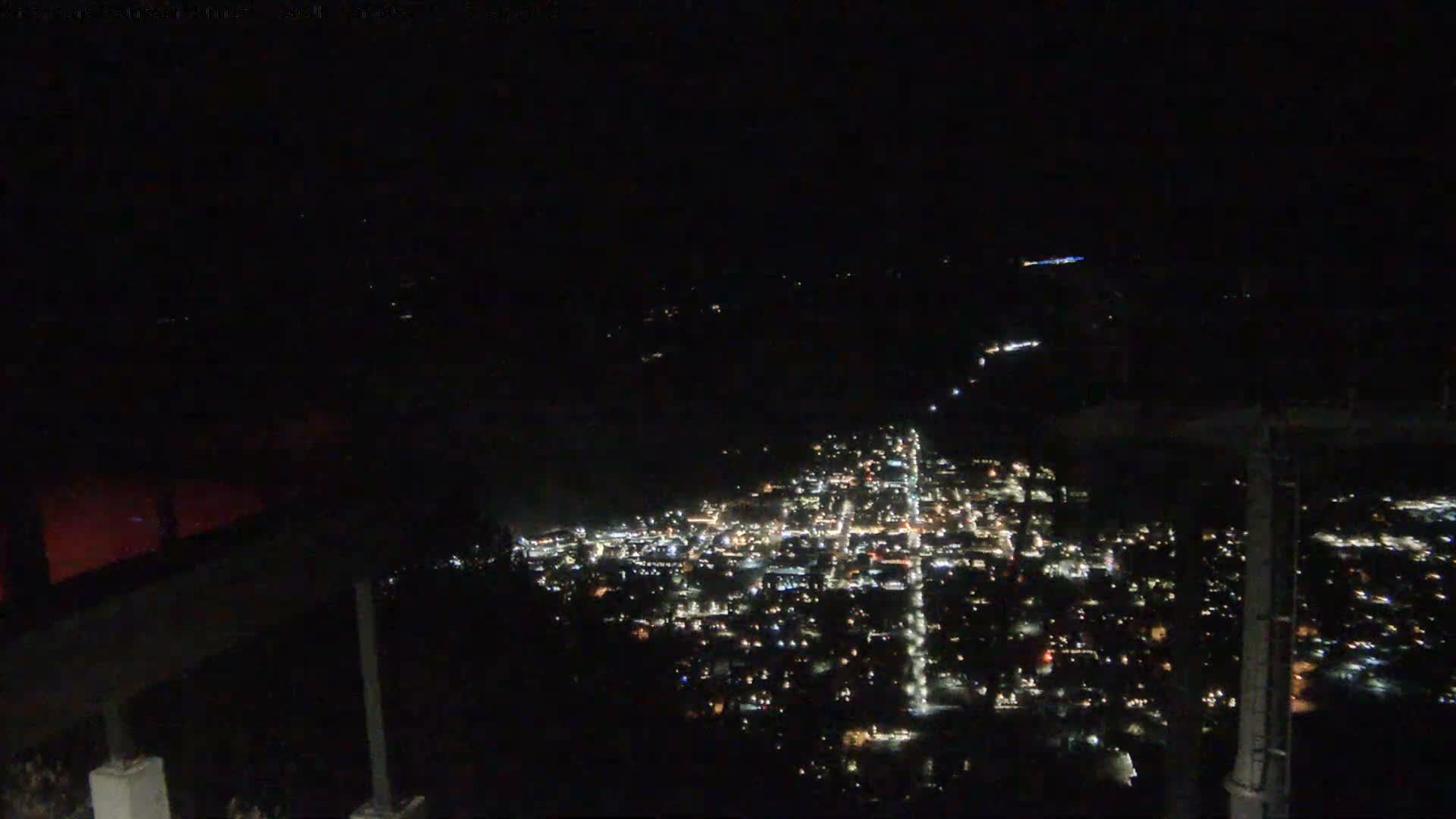 Jackson City Skyline from Snow King  Mountain Live Cam - Jackson, Teton, Wyoming, USA