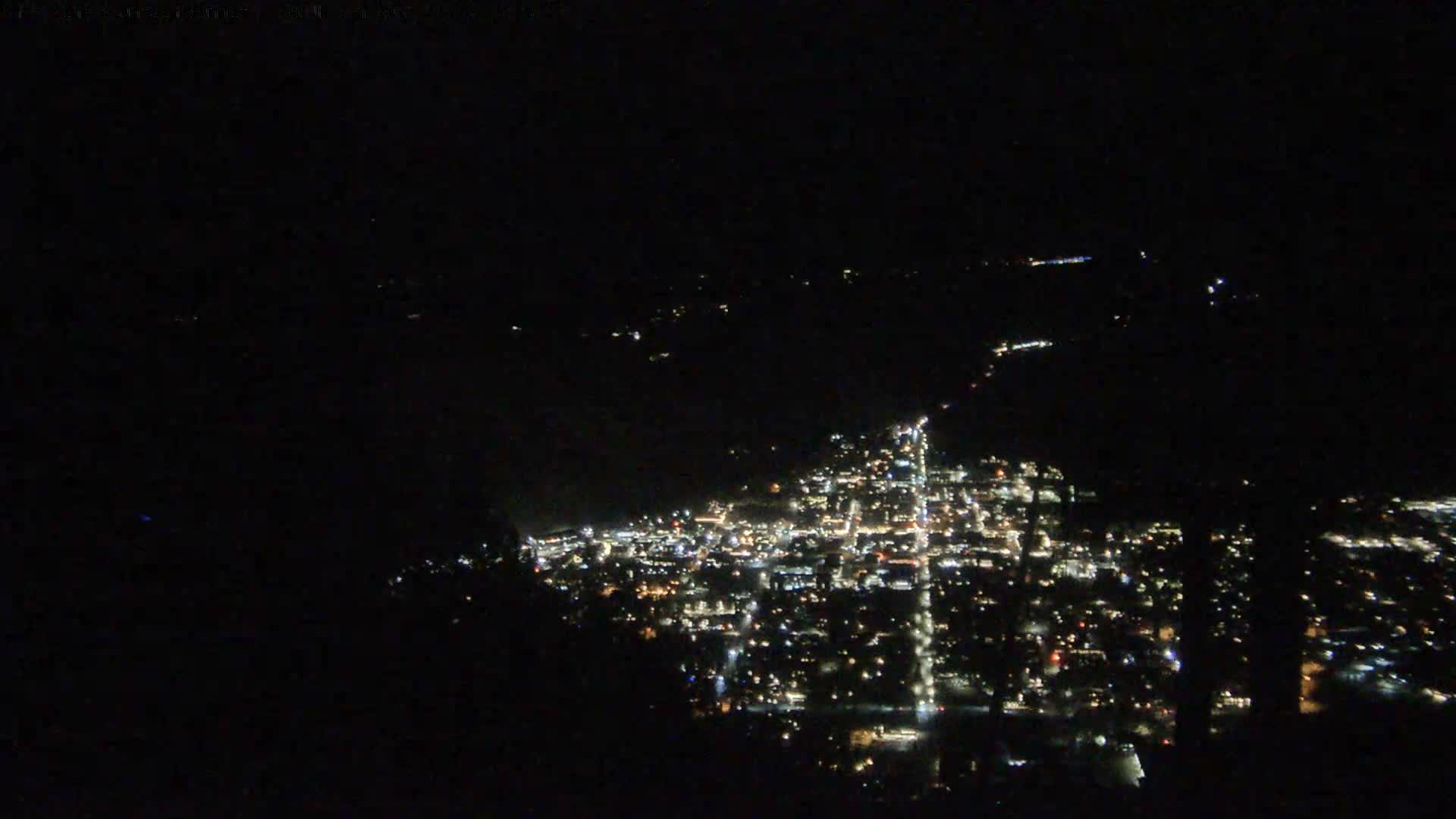 Jackson City Skyline from Snow King  Mountain Live Cam - Jackson, Teton, Wyoming, USA