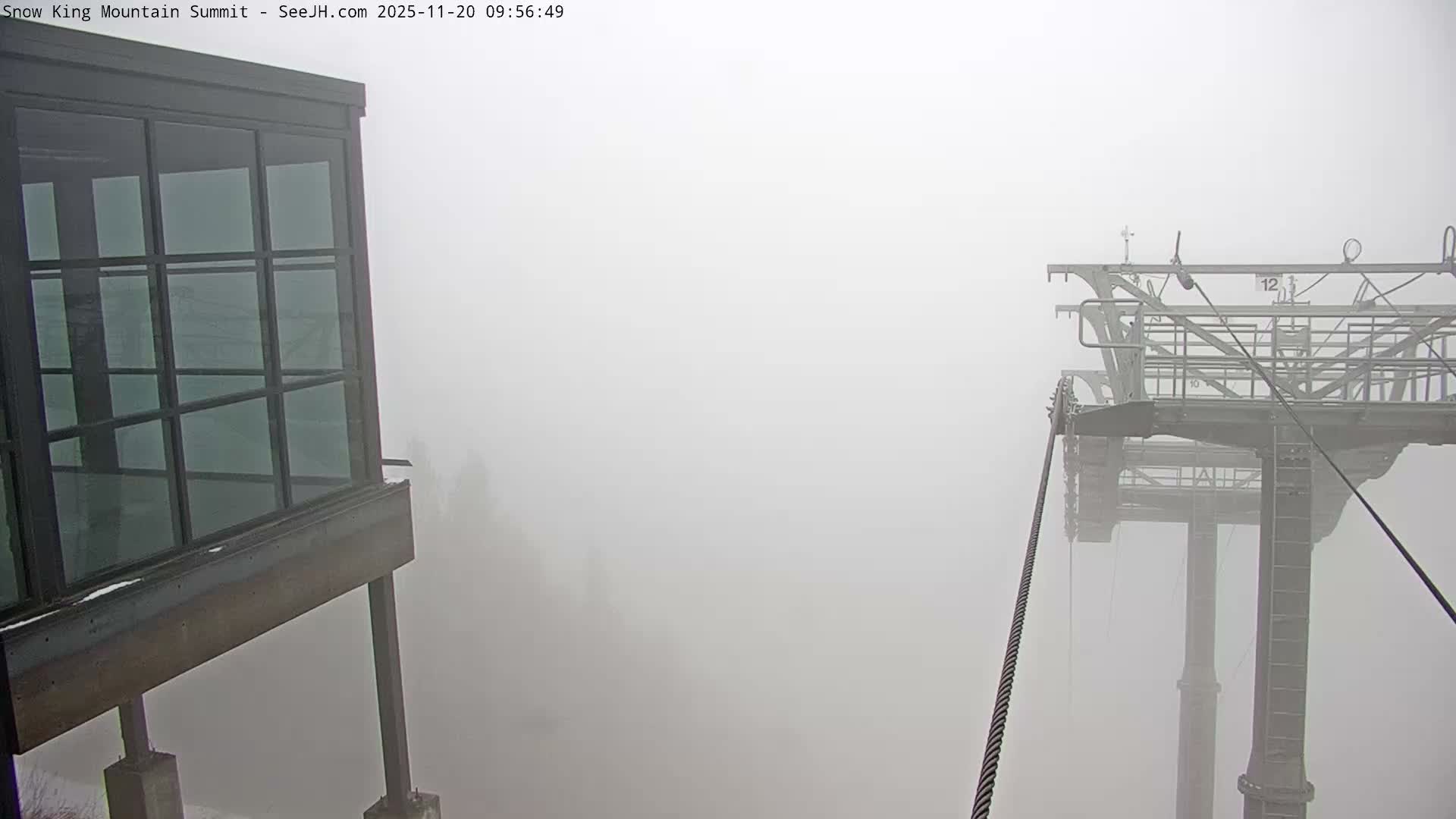 Jackson City Skyline from Snow King  Mountain Live Cam - Jackson, Teton, Wyoming, USA