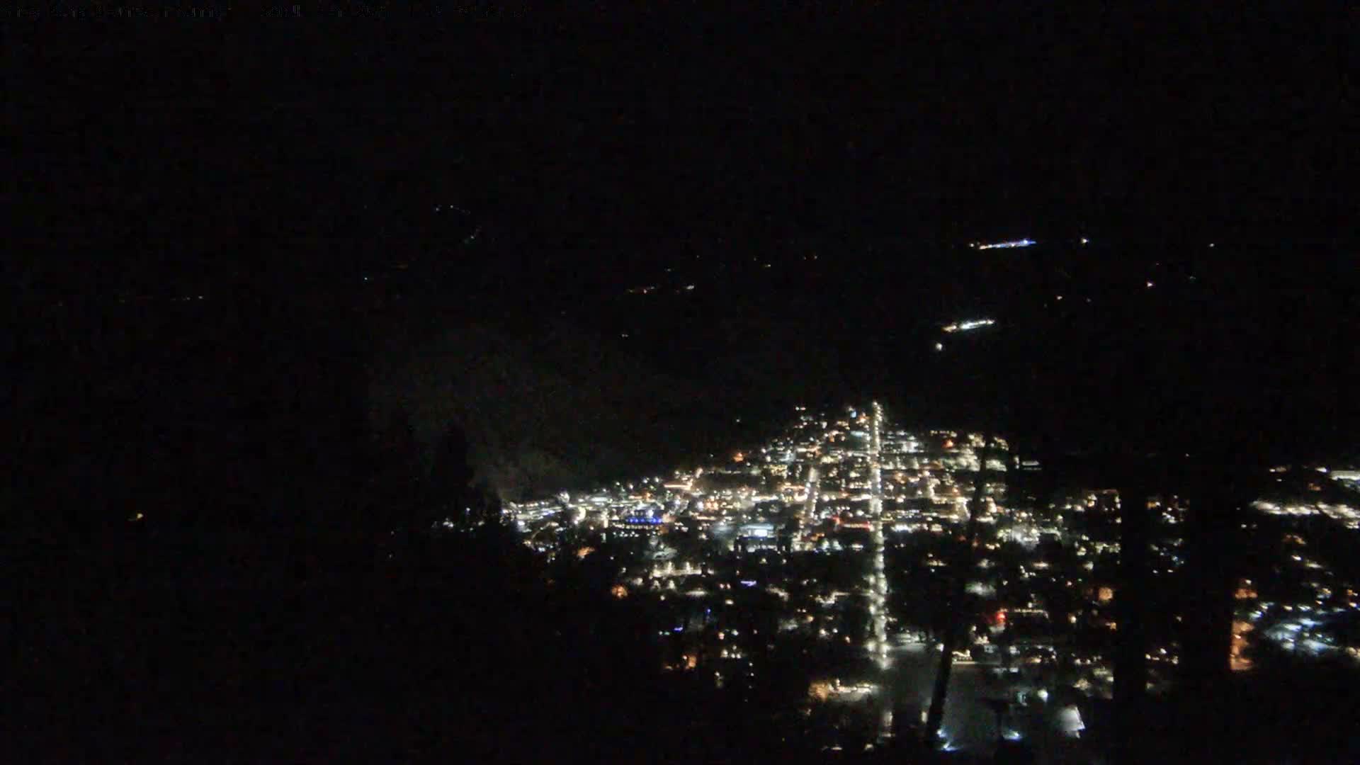 Jackson City Skyline from Snow King  Mountain Live Cam - Jackson, Teton, Wyoming, USA