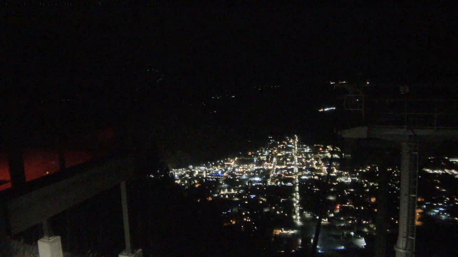 Jackson City Skyline from Snow King  Mountain Live Cam - Jackson, Teton, Wyoming, USA